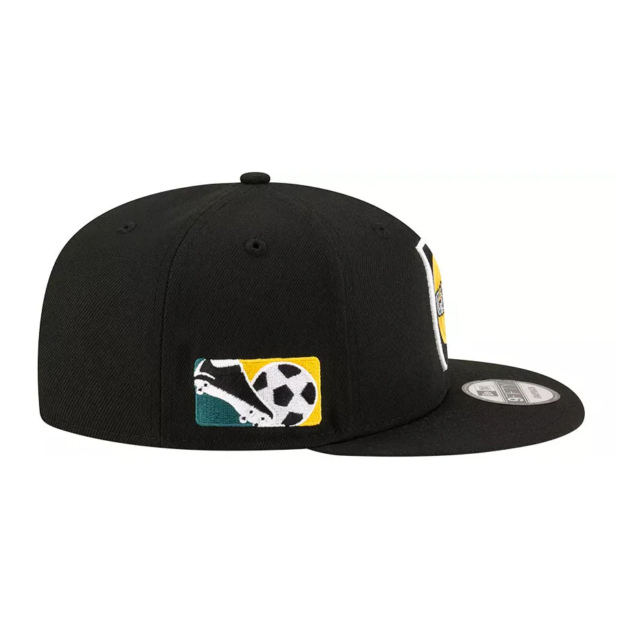 New Era Los Angeles LA Galaxy 9Fifty Third Jersey Hook Third Adjustable Hat (Black) - Image 4