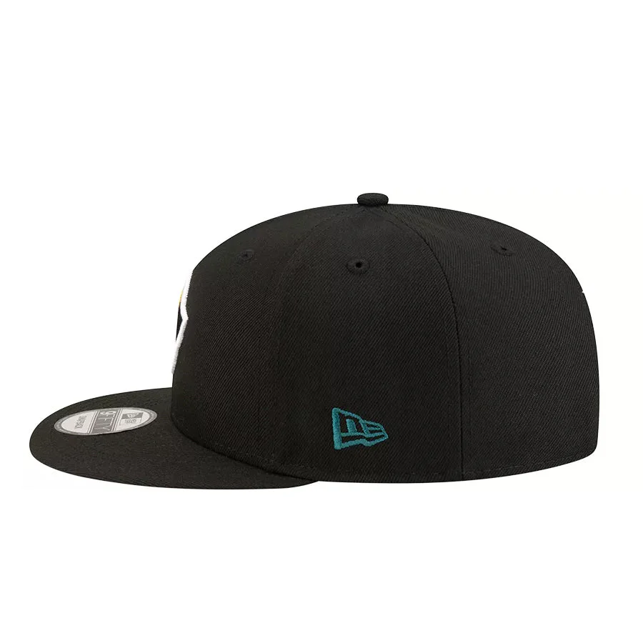New Era Los Angeles LA Galaxy 9Fifty Third Jersey Hook Third Adjustable Hat (Black) - Image 5