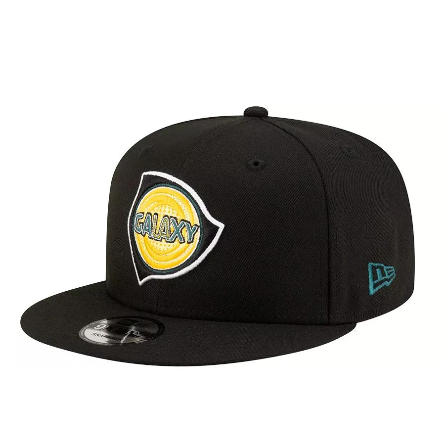 New Era Los Angeles LA Galaxy 9Fifty Third Jersey Hook Third Adjustable Hat (Black) - Image 6