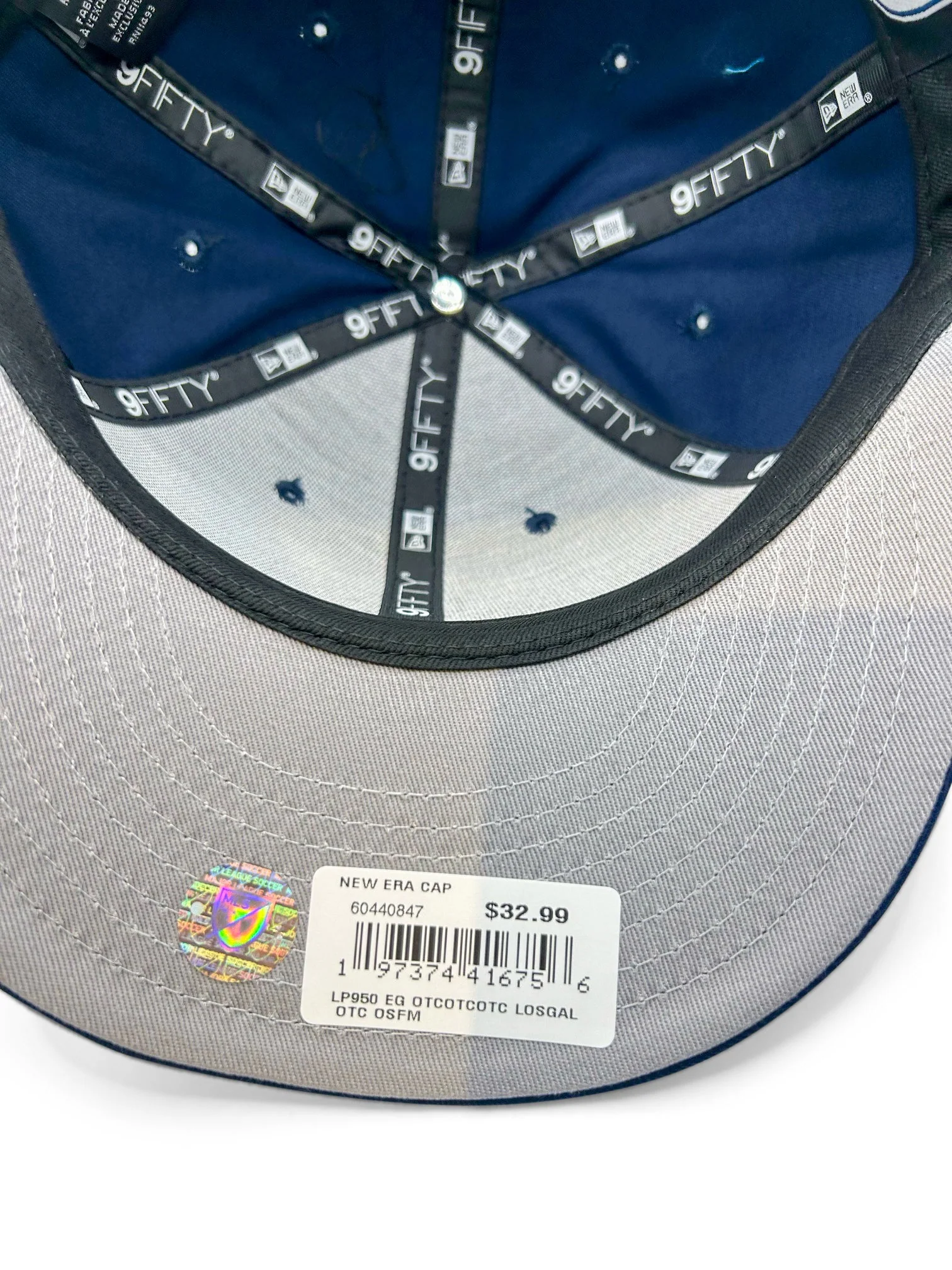 New Era LA Galaxy Low Profile 9Fifty Snapback (Navy/White) - Image 5