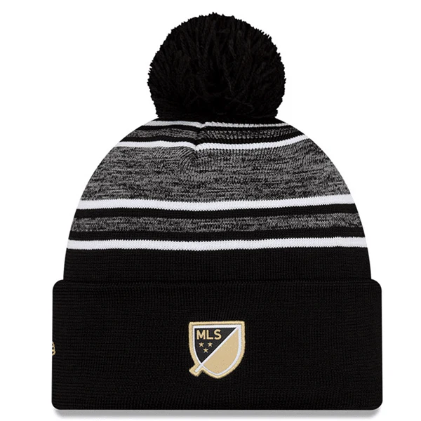 New Era LAFC Pom Beanie (Black/Grey) - Image 2