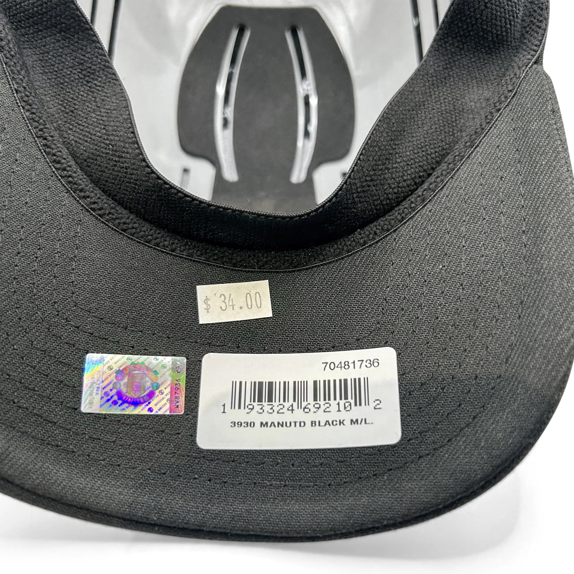 New Era Manchester United 39Thirty Hat (Black) - Image 6