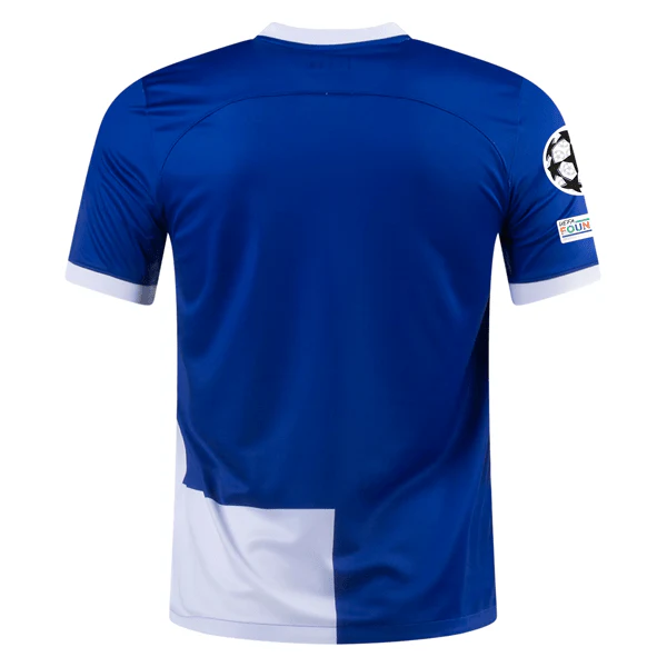 Nike Atletico Madrid Away Jersey w/ Champions League Patches 23/24 (Old Royal/White) - Image 2