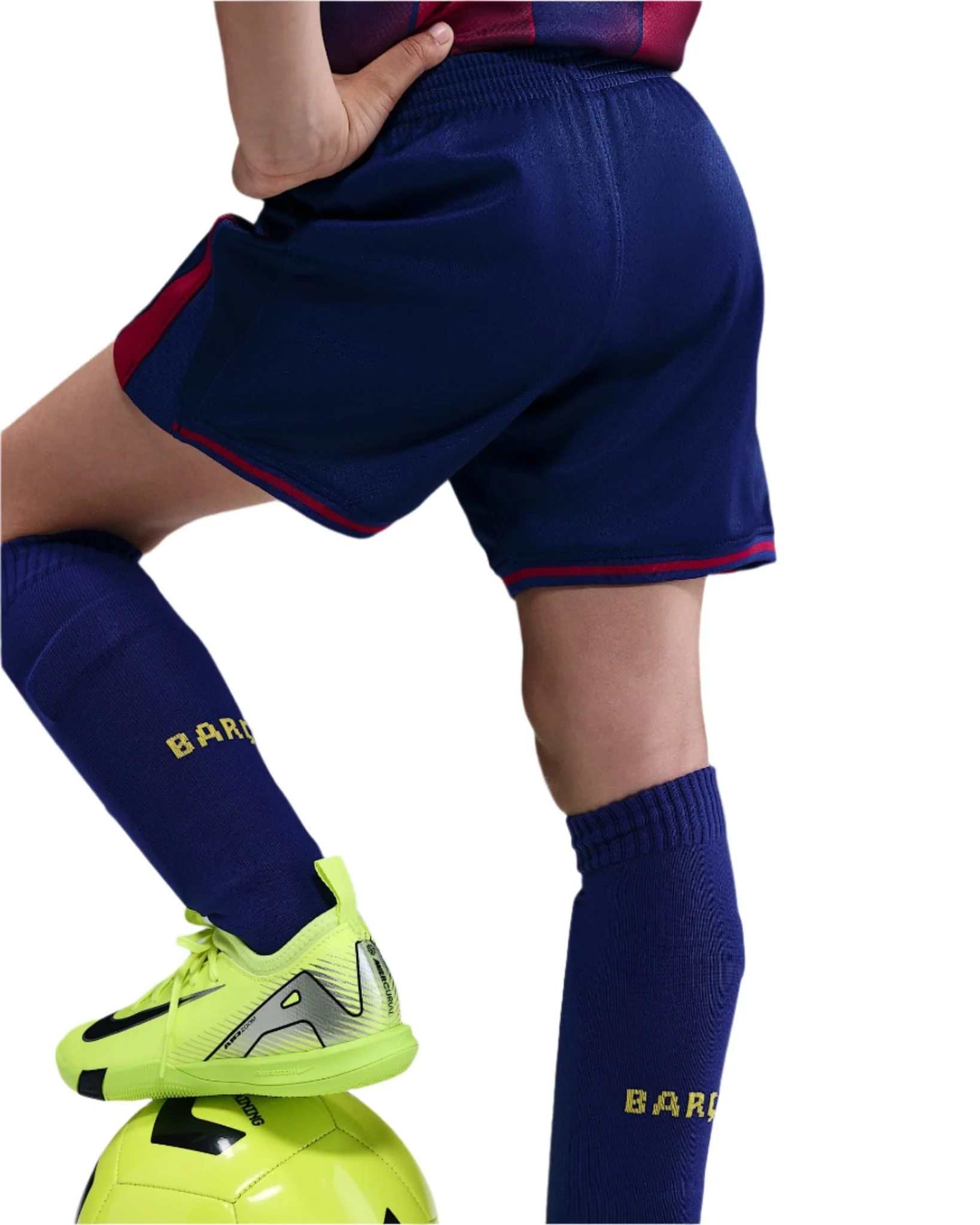 Nike Barcelona Little Kids 3-Piece Home Kit 25/26 (Deep Royal Blue/Midwest Gold) - Image 5