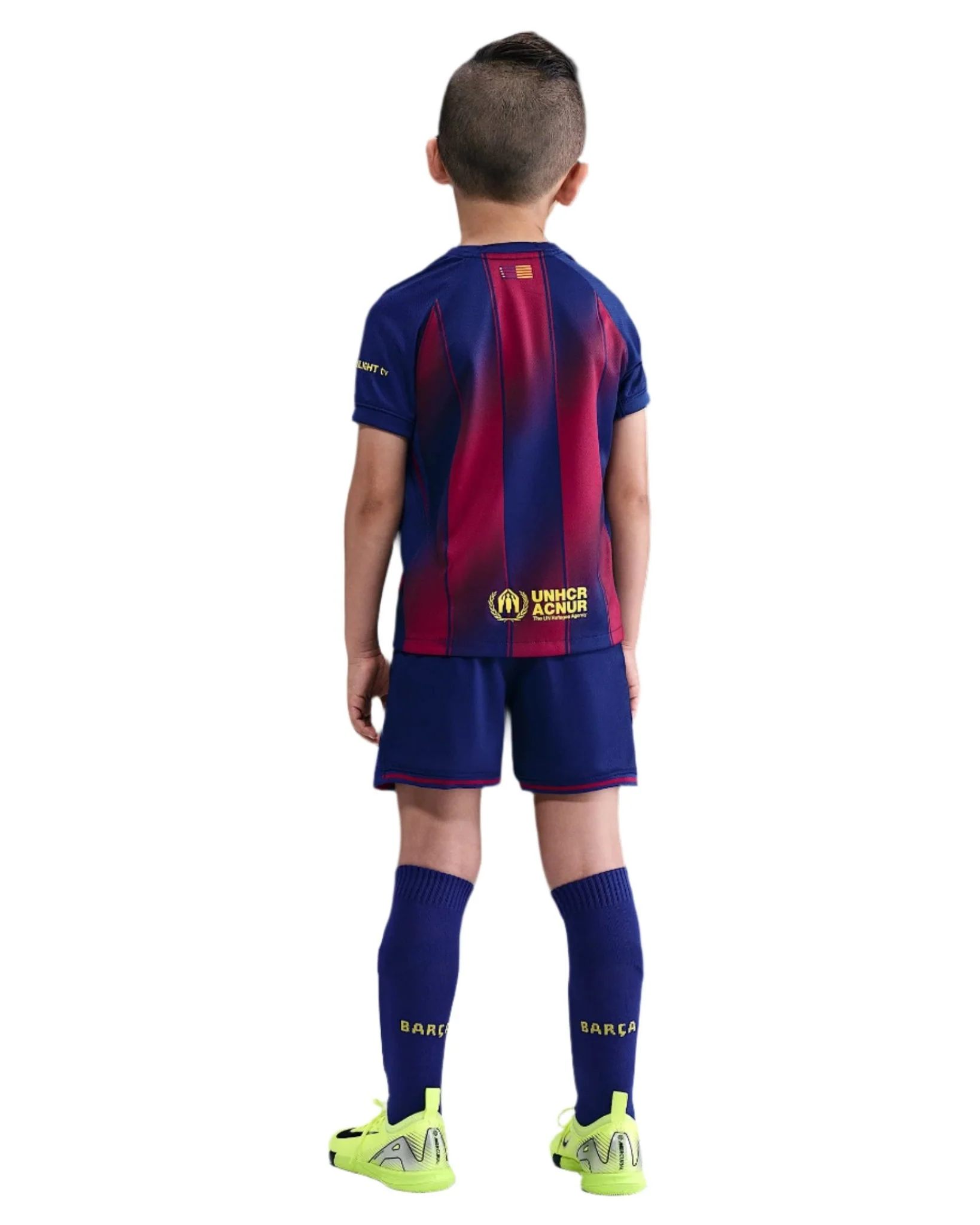 Nike Barcelona Little Kids 3-Piece Home Kit 25/26 (Deep Royal Blue/Midwest Gold) - Image 6