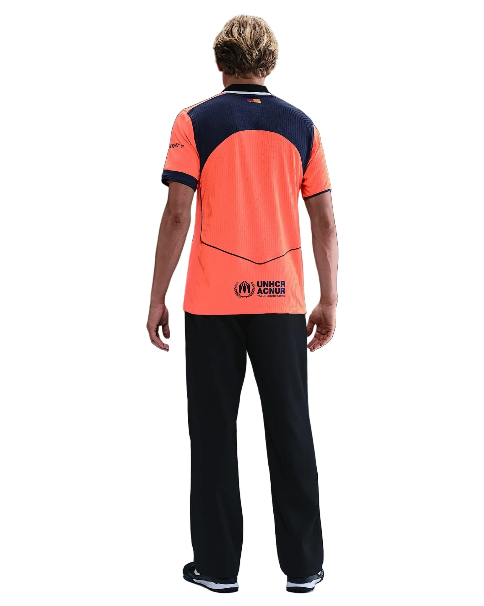 Nike FC Barcelona Authentic Third T90 Jersey 25/26 (Bright Mango/Midnight Navy) - Image 7