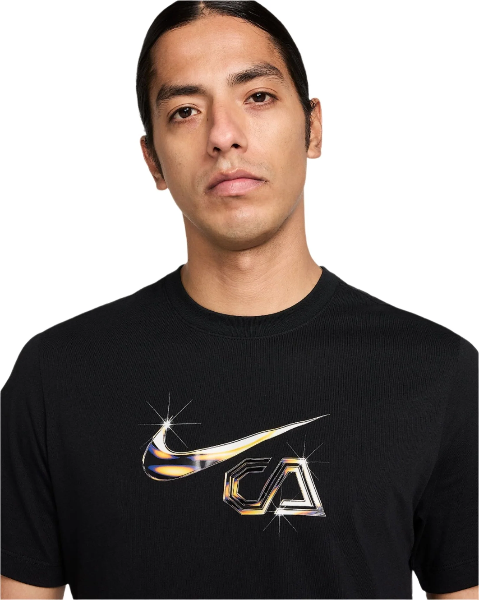 Nike Club America Swoosh T-Shirt (Black) - Image 3