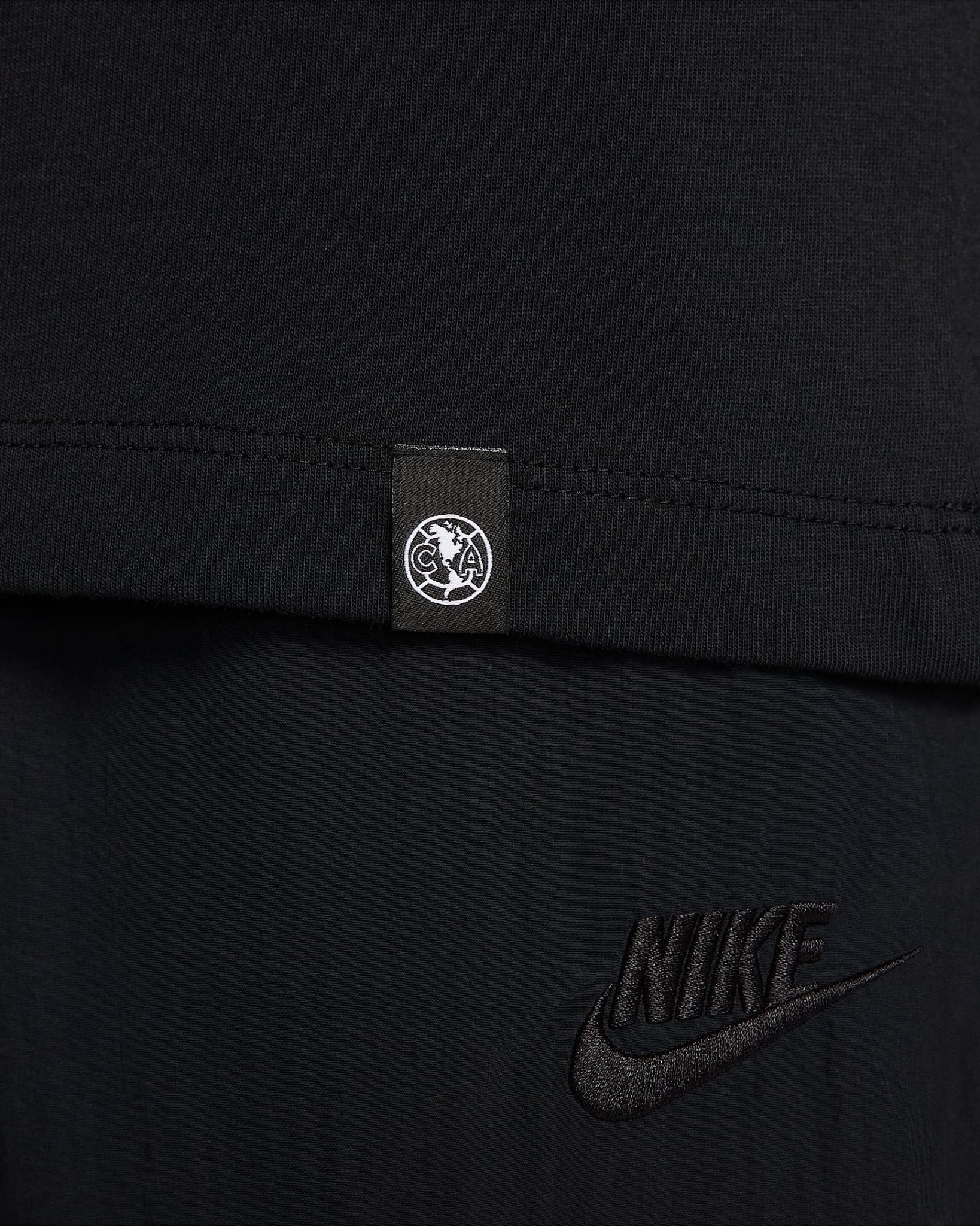 Nike Club America Swoosh T-Shirt (Black) - Image 4