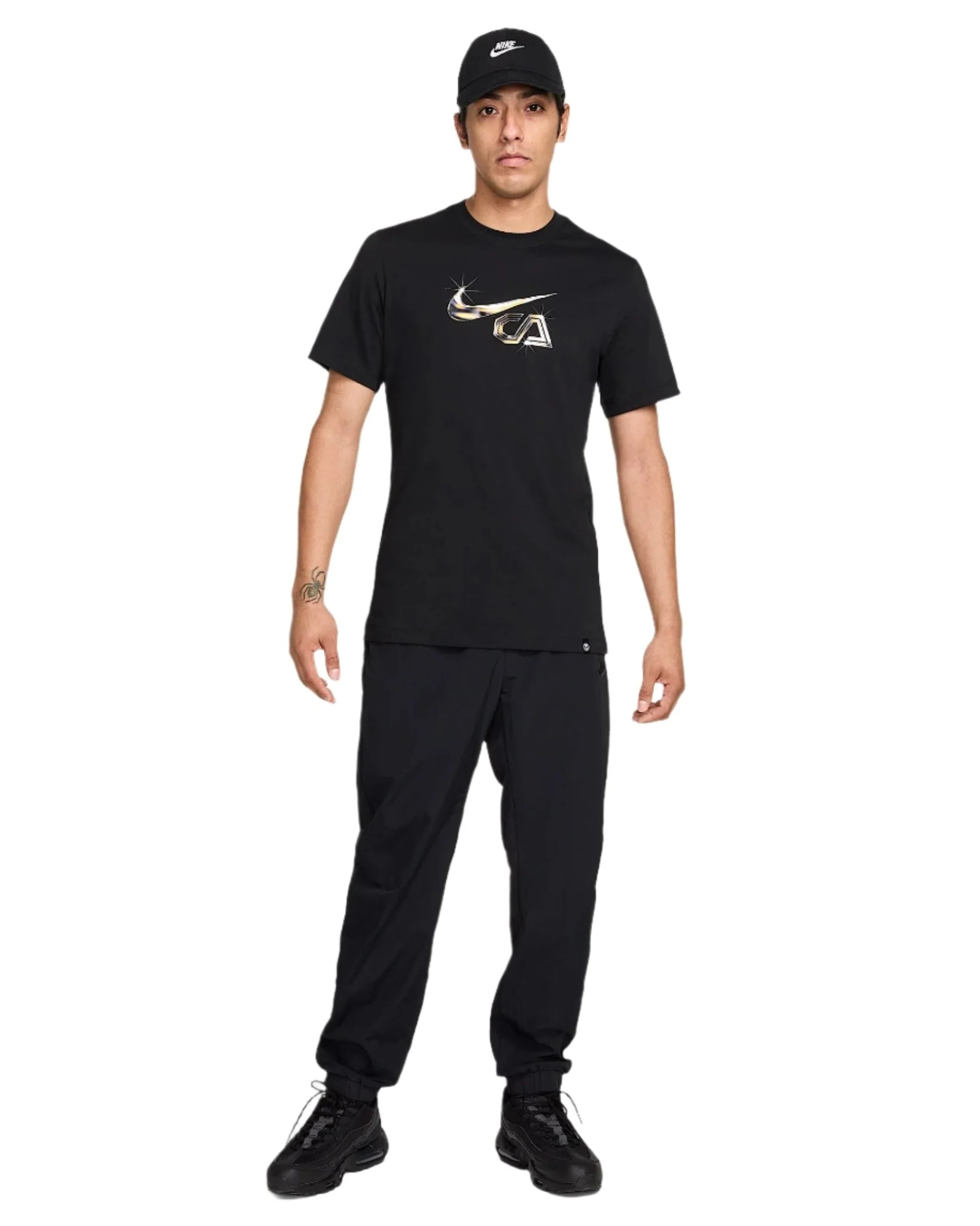 Nike Club America Swoosh T-Shirt (Black) - Image 5