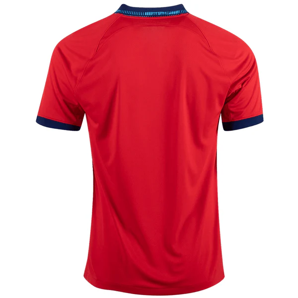 Nike England Away Jersey 22/23 (Challenge Red/Blue Void) - Image 2