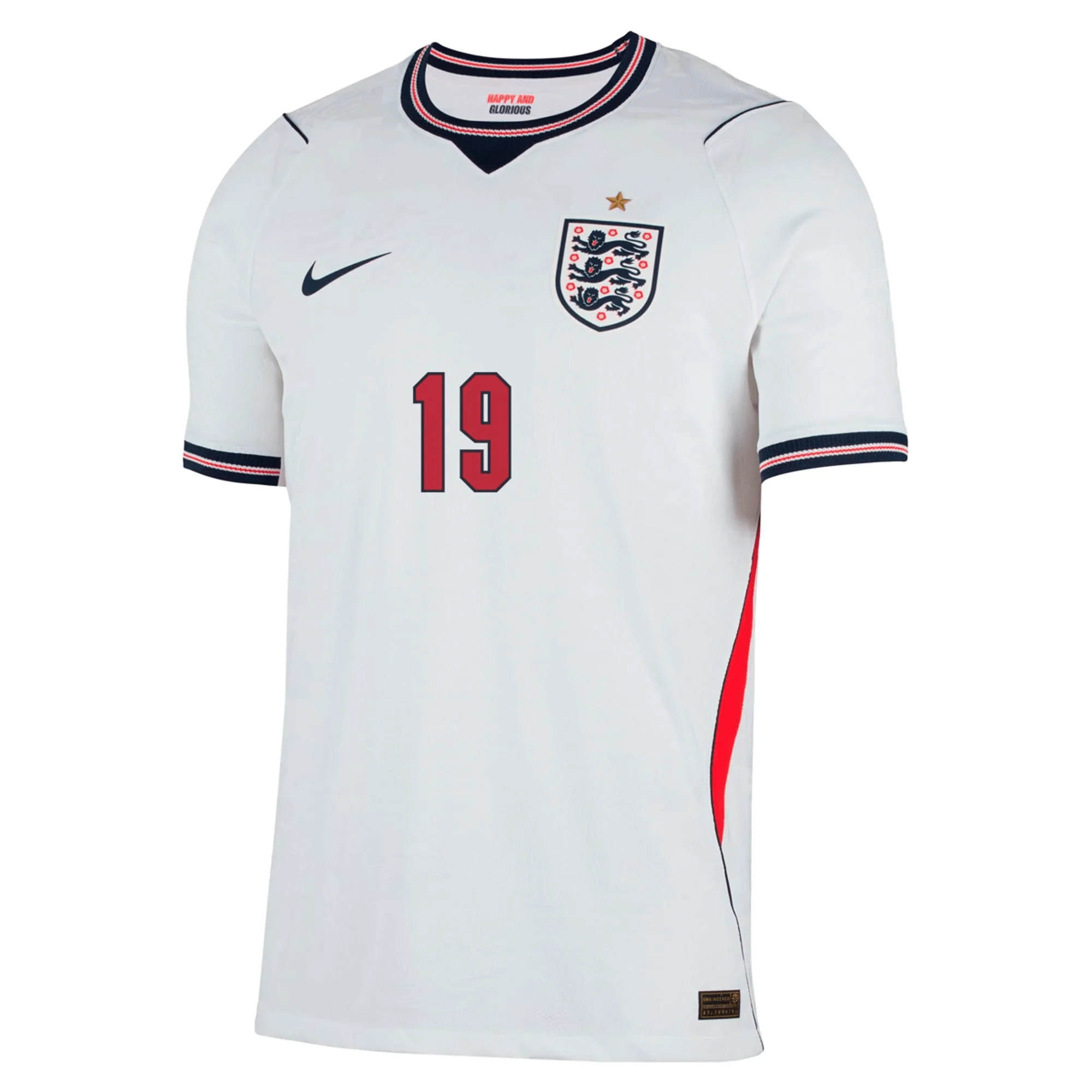 Nike Men's England Match Authentic Eberechi Eze Home Jersey 2026 (White) - Image 2