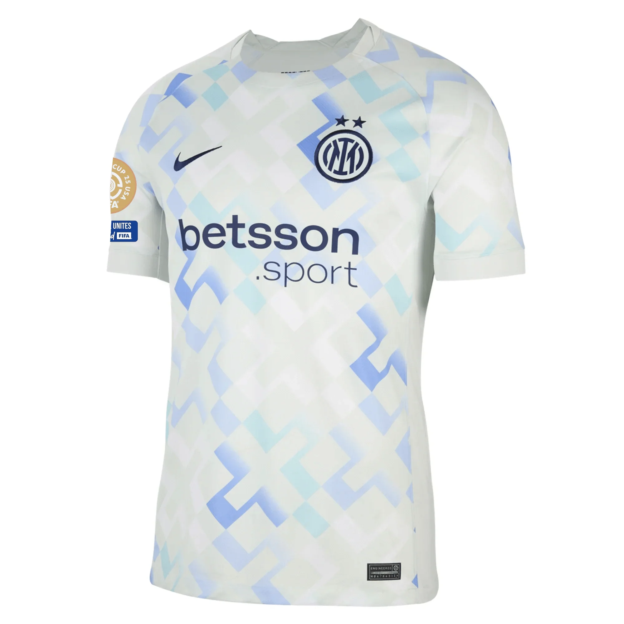 Nike Inter Milan Away Jersey w/ Club World Cup Patches 25/26 (Ghost Aqua/White/Blue Void)