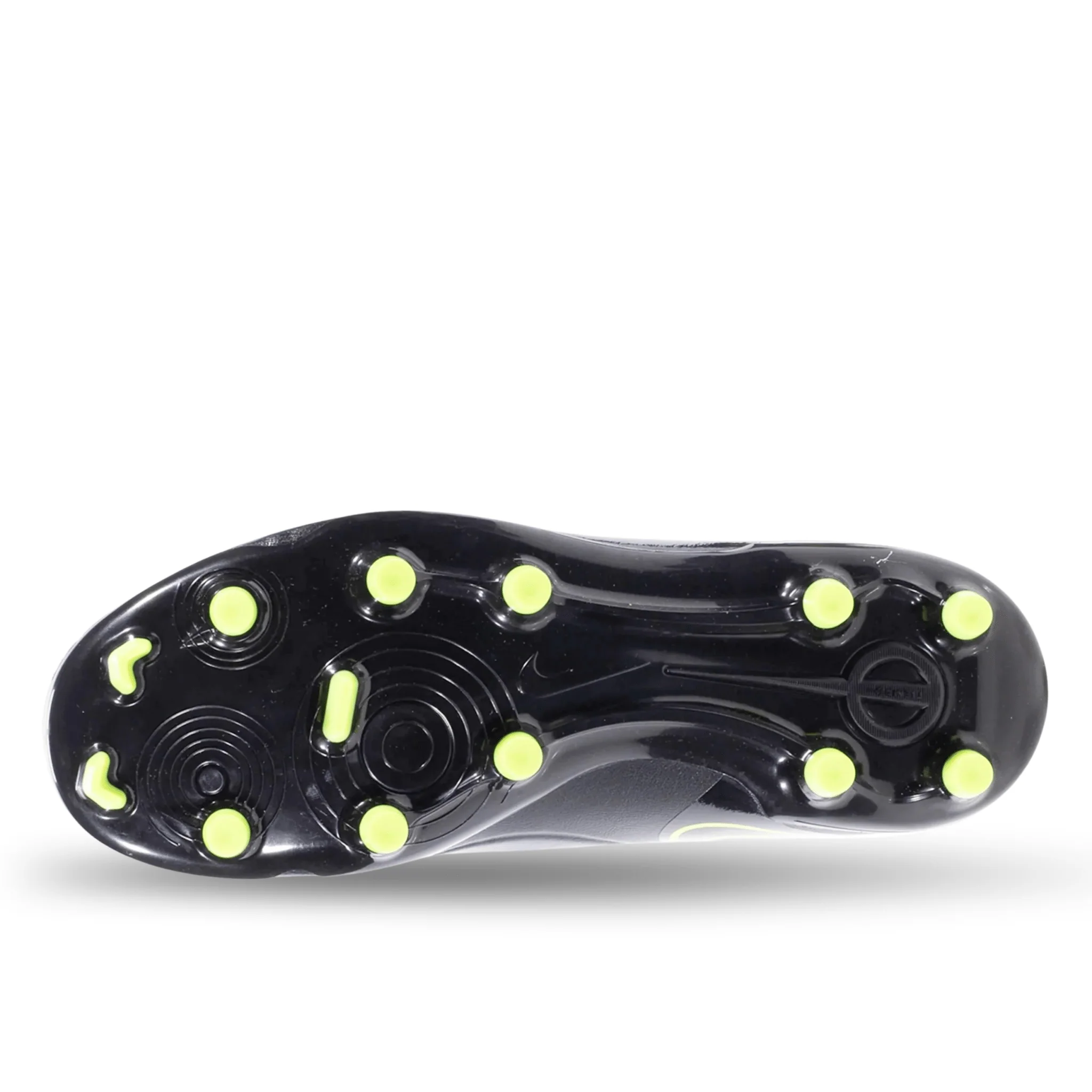 Nike Jr. Legend 10 Club FG/MG Soccer Cleats (Black/Volt) - Image 2
