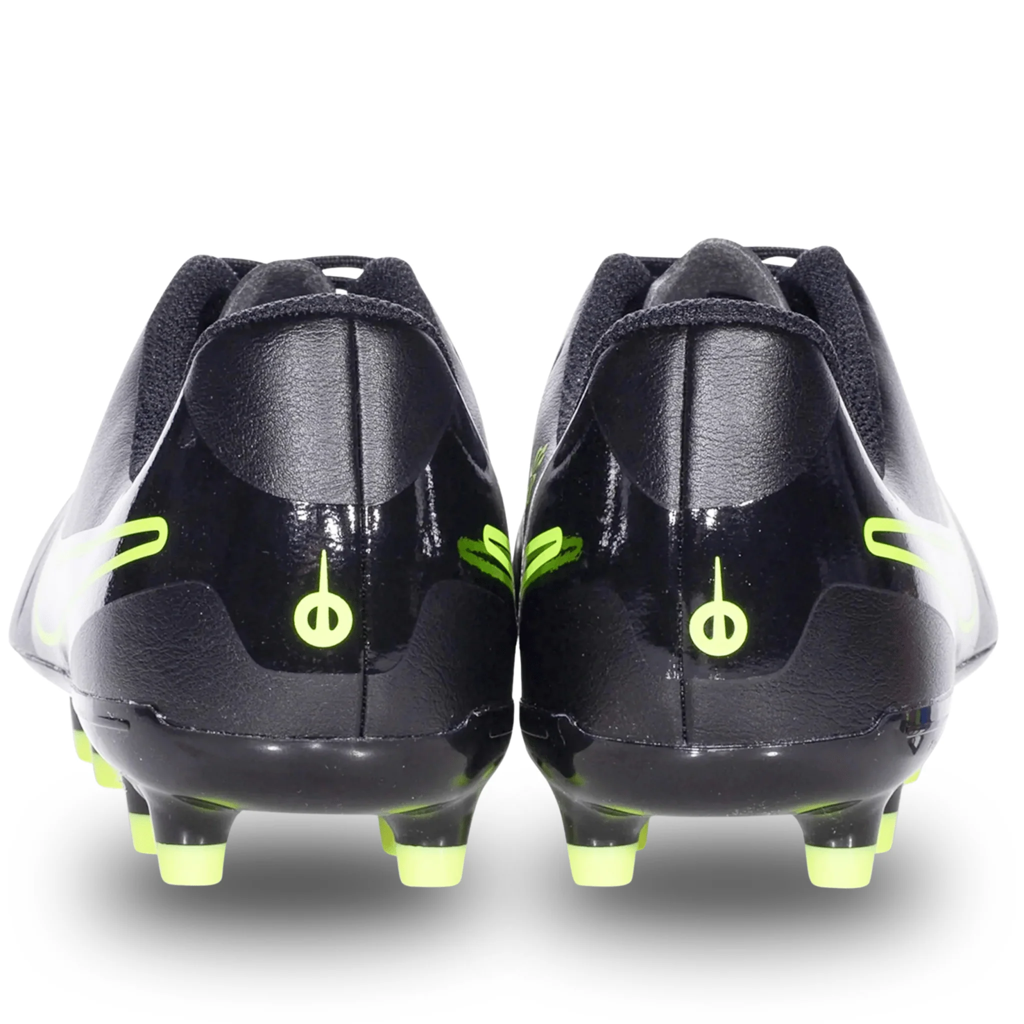Nike Jr. Legend 10 Club FG/MG Soccer Cleats (Black/Volt) - Image 4