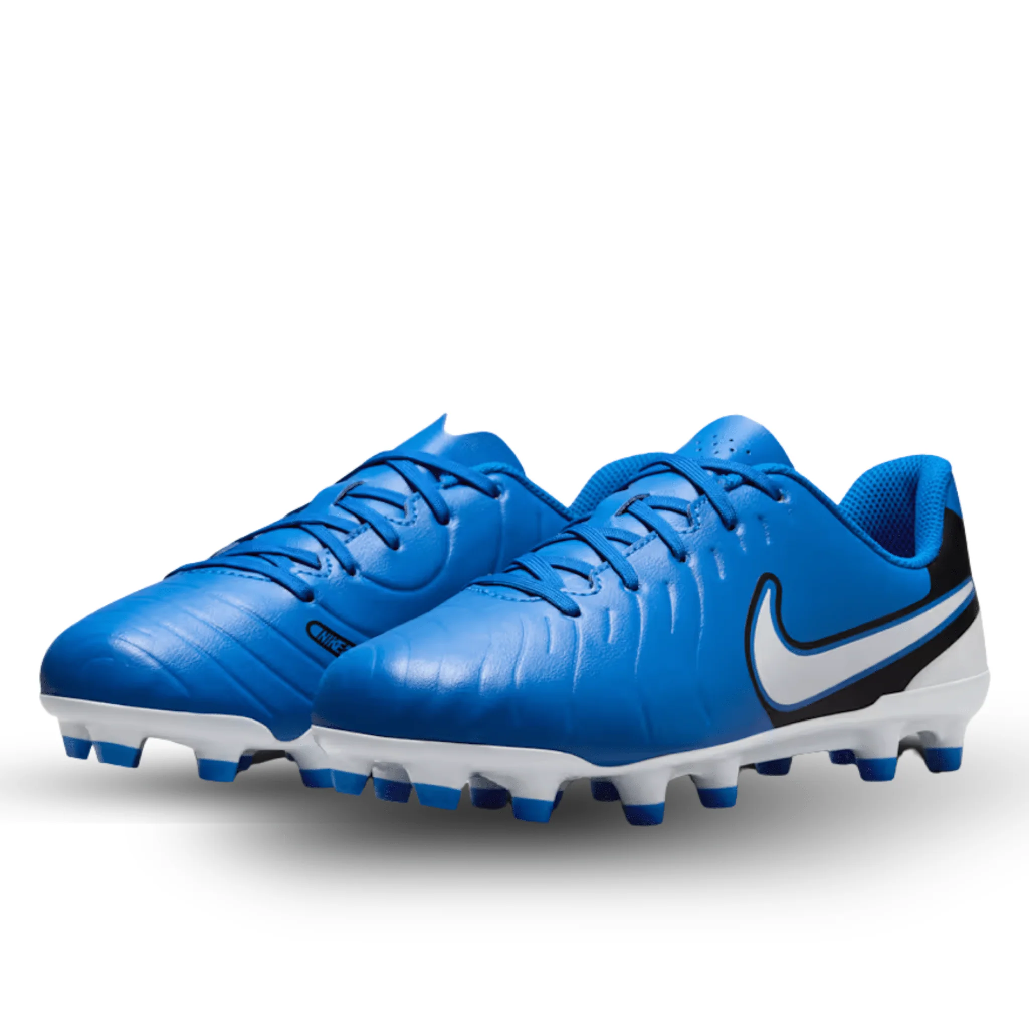 Nike Jr. Legend 10 Club FG/MG Soccer Cleats (Soar/White) - Image 3