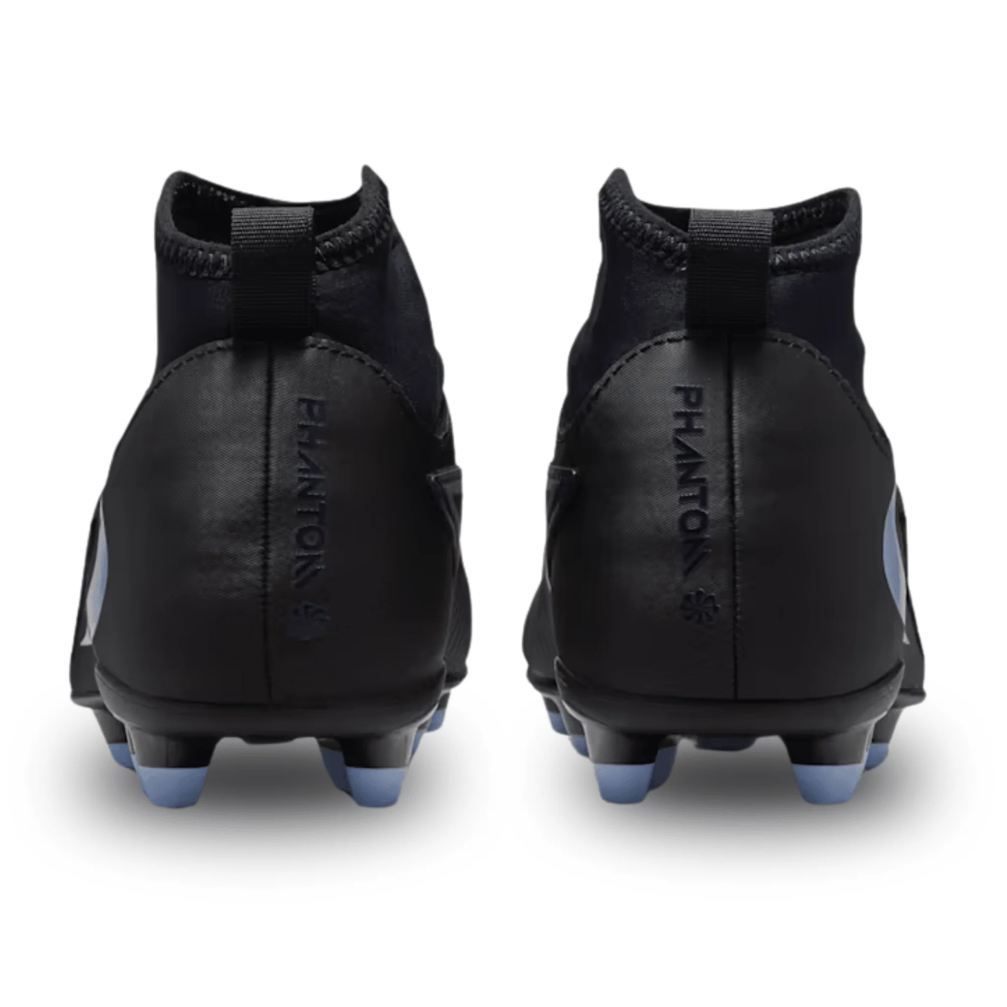 Nike Jr. Phantom 6 High Club Firm Ground/Ground Soccer Cleats (Black/Black) - Image 4