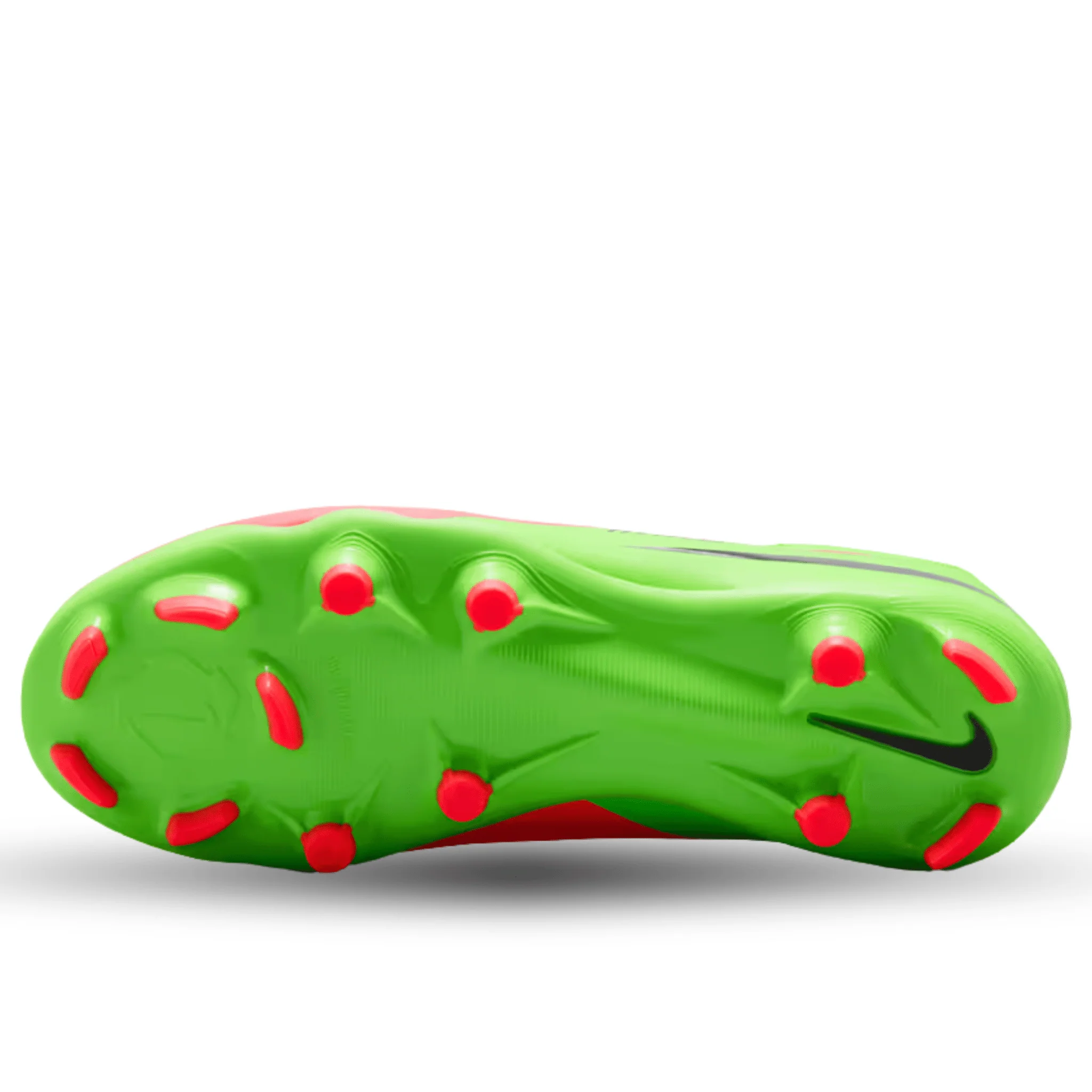Nike Youth Jr Phantom 6 Low Academy EH FG/MG Soccer Cleats (Hot Punch/Black/Green Strike) - Image 2