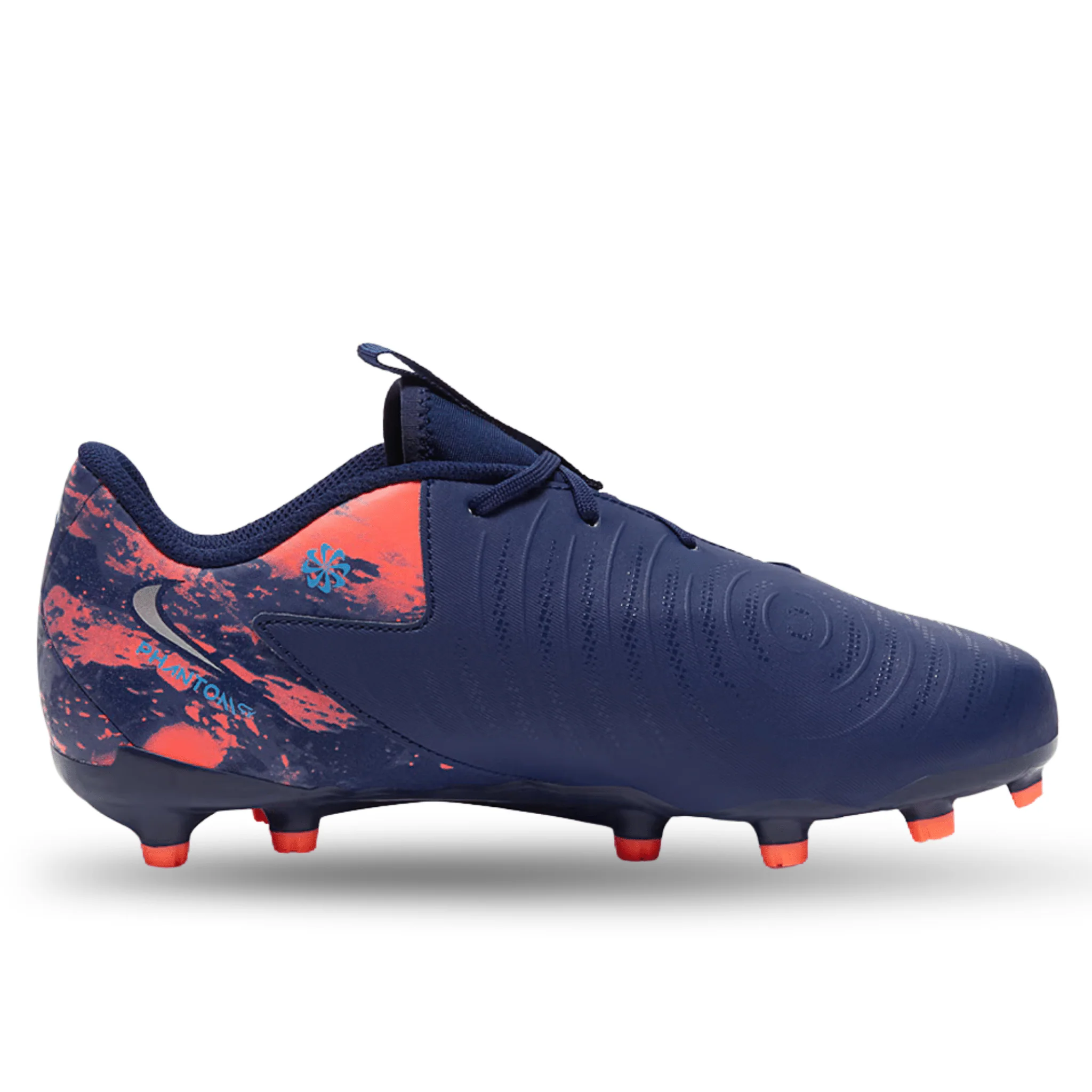 Nike Jr. Phantom GX II Erling Haaland Academy FG/MG Soccer Cleats (Blue Void/Chrome) - Image 5