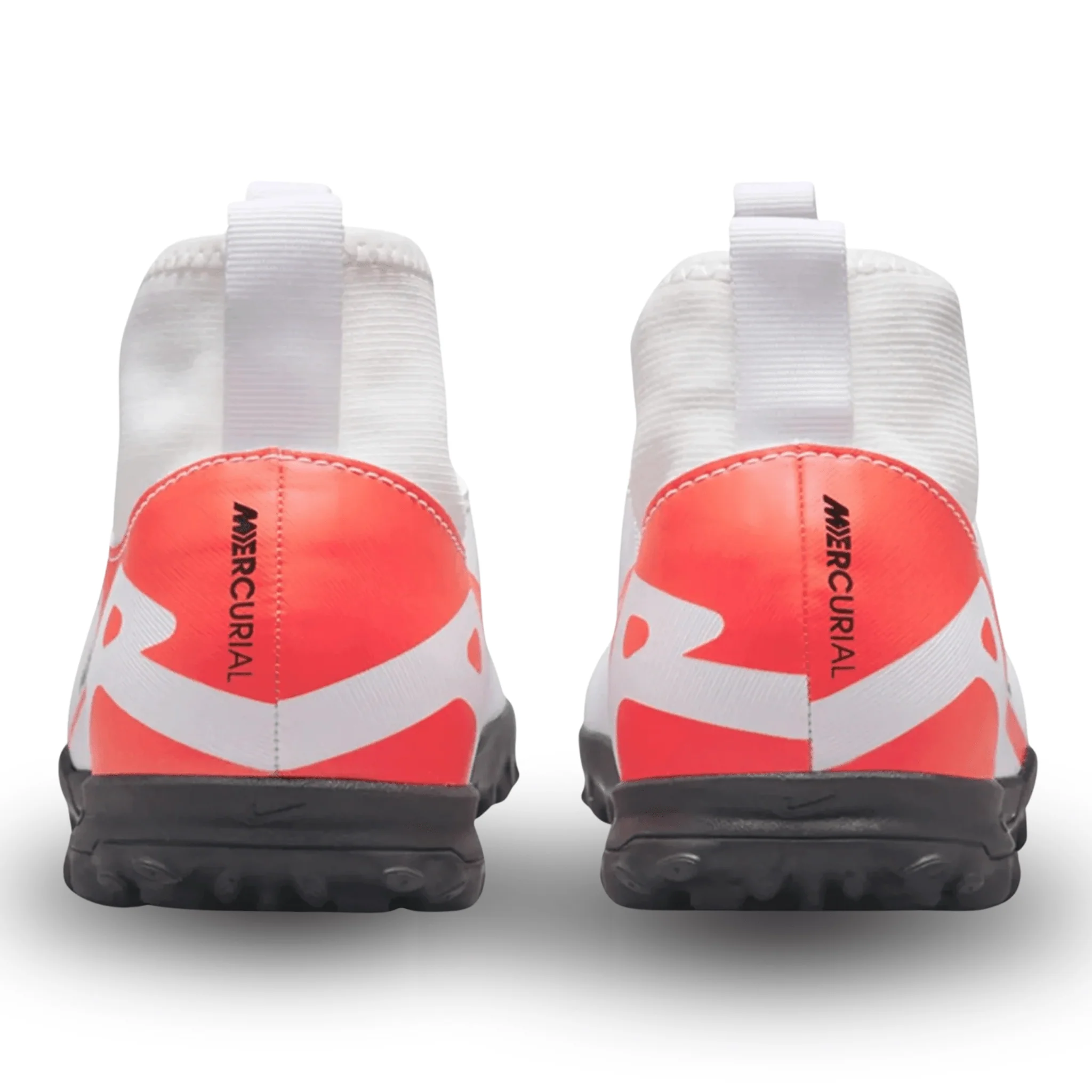Nike Youth Jr. Zoom Superfly 9 Academy Turf Soccer Shoes (Bright Crimson/White) - Image 4