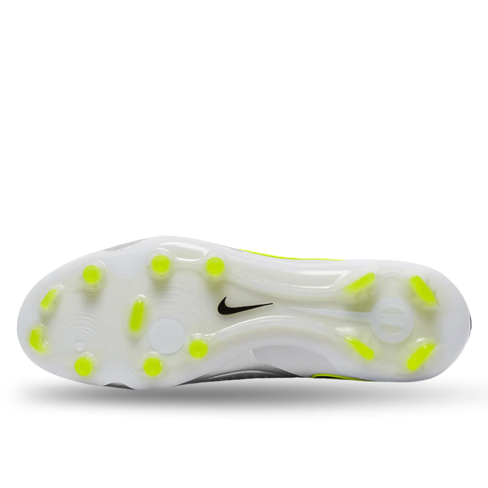 Nike Legend 10 Elite FG Soccer Cleats (Metallic Silver/Black-Volt) - Image 2