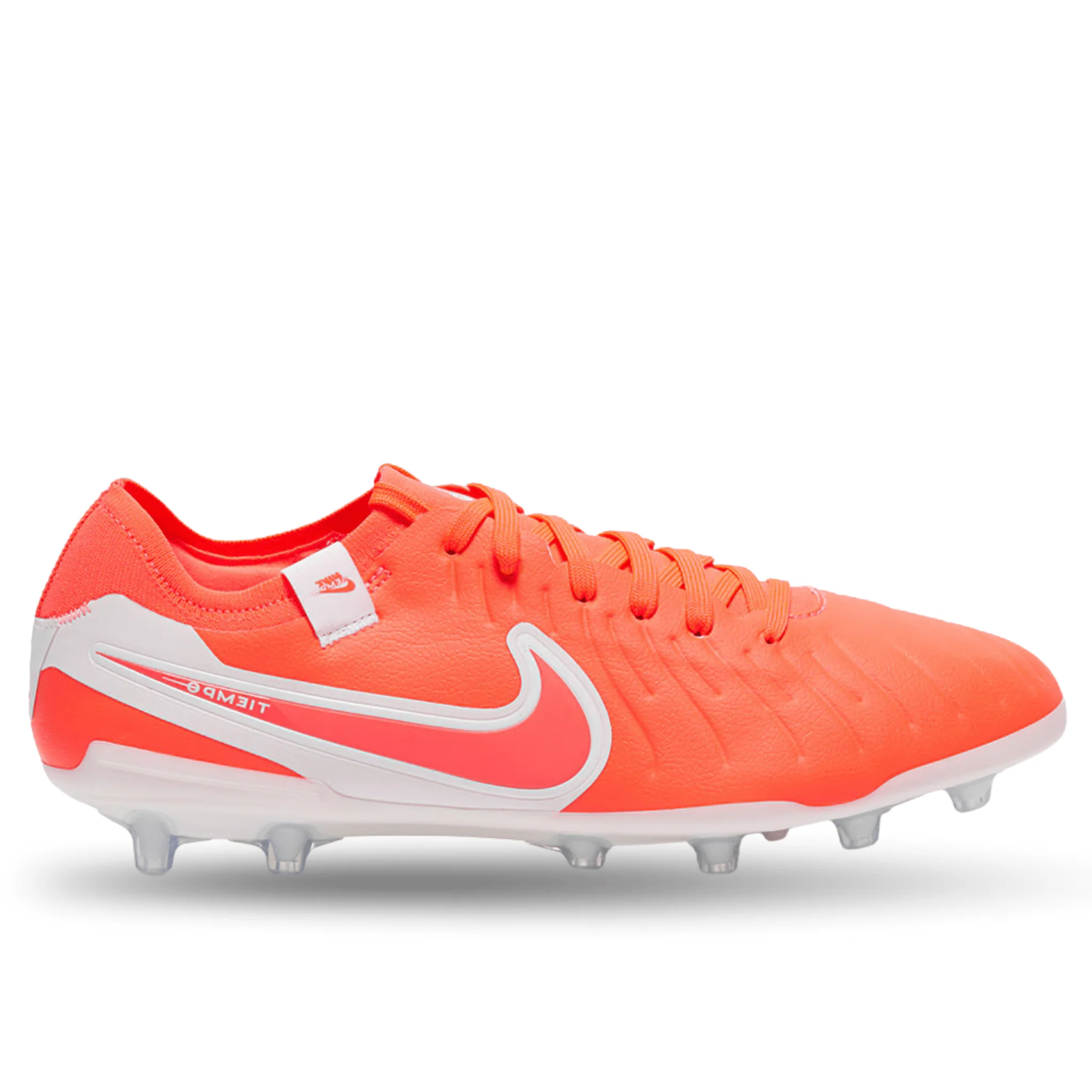 Nike Legend 10 Pro AG-Pro Soccer Cleats (Hot Lava/White) - Image 2