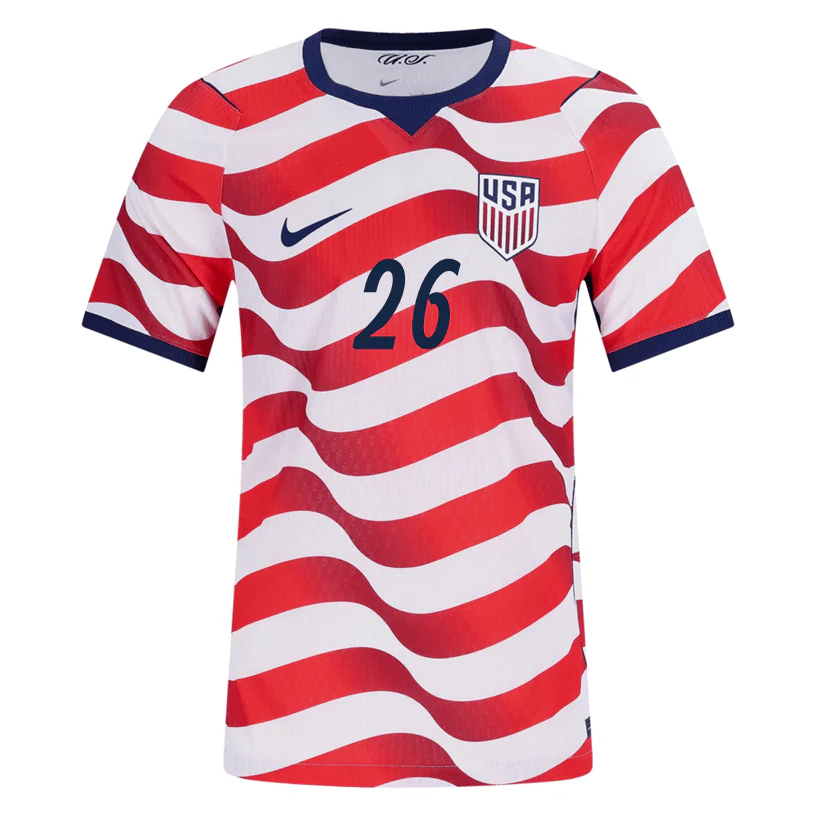 Nike Mens Alejandro Zendejas United States Match Authentic Home Jersey 2026 (Sail/Midnight Navy) - Image 3