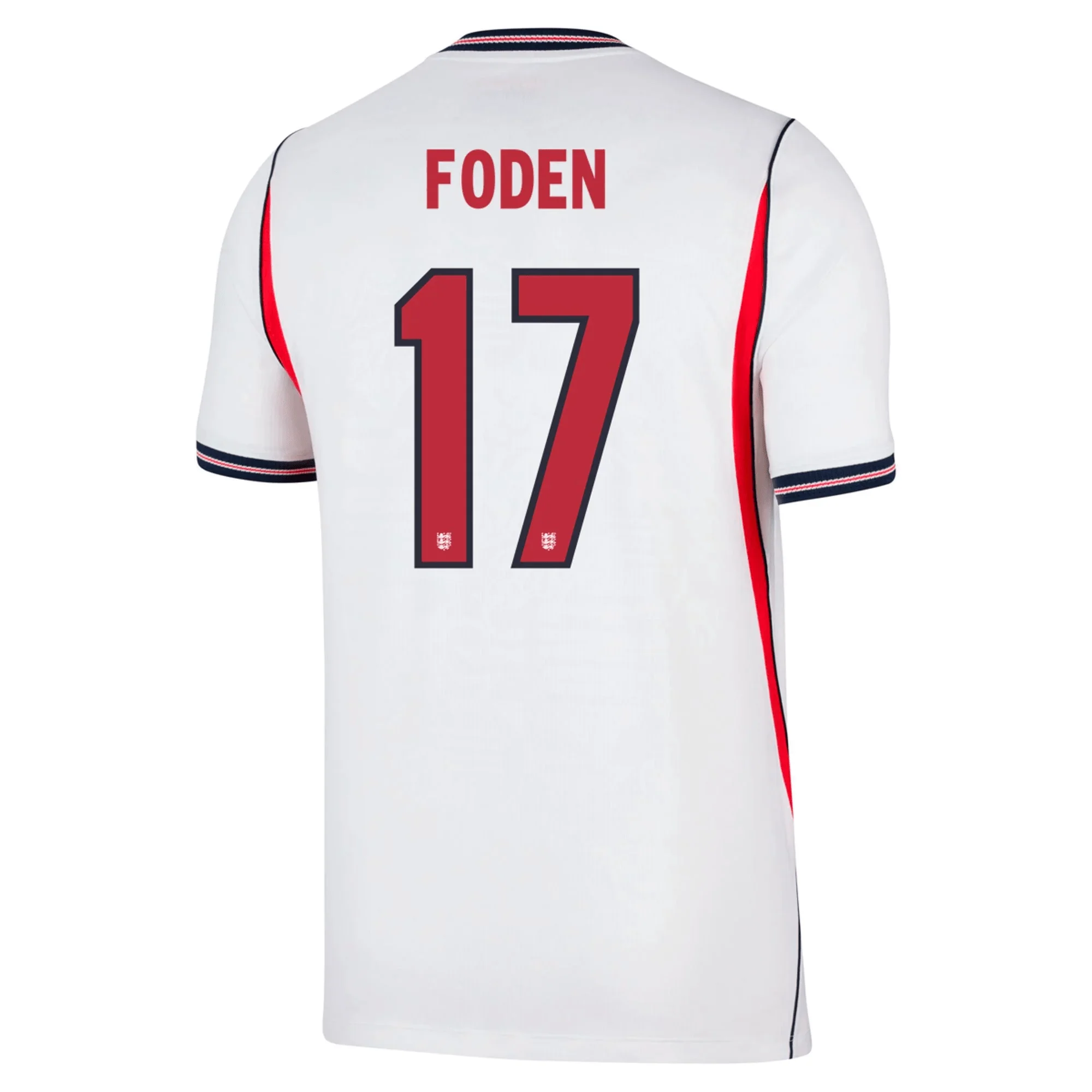 Nike Men's England Phil Foden Home Stadium Jersey 2026 (White/Obsidian)