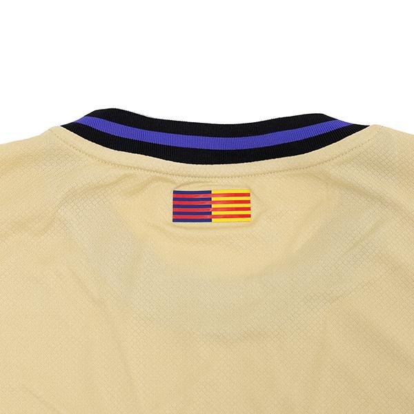 Nike Men's FC Barcelona Away Jersey 25/26 w/ Champions League Patches (Team Gold/Persion Violet/Black) - Image 4