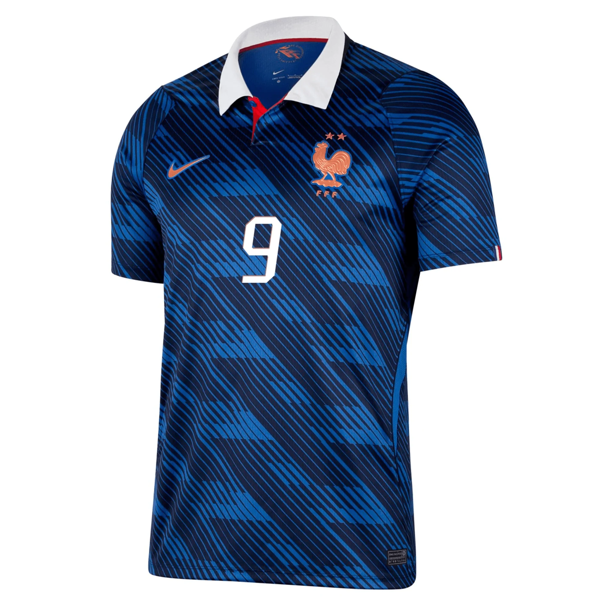 Nike Men's France Marcus Thuram Home Stadium Jersey 2026 (Game Royal/Metallic Copper) - Image 2