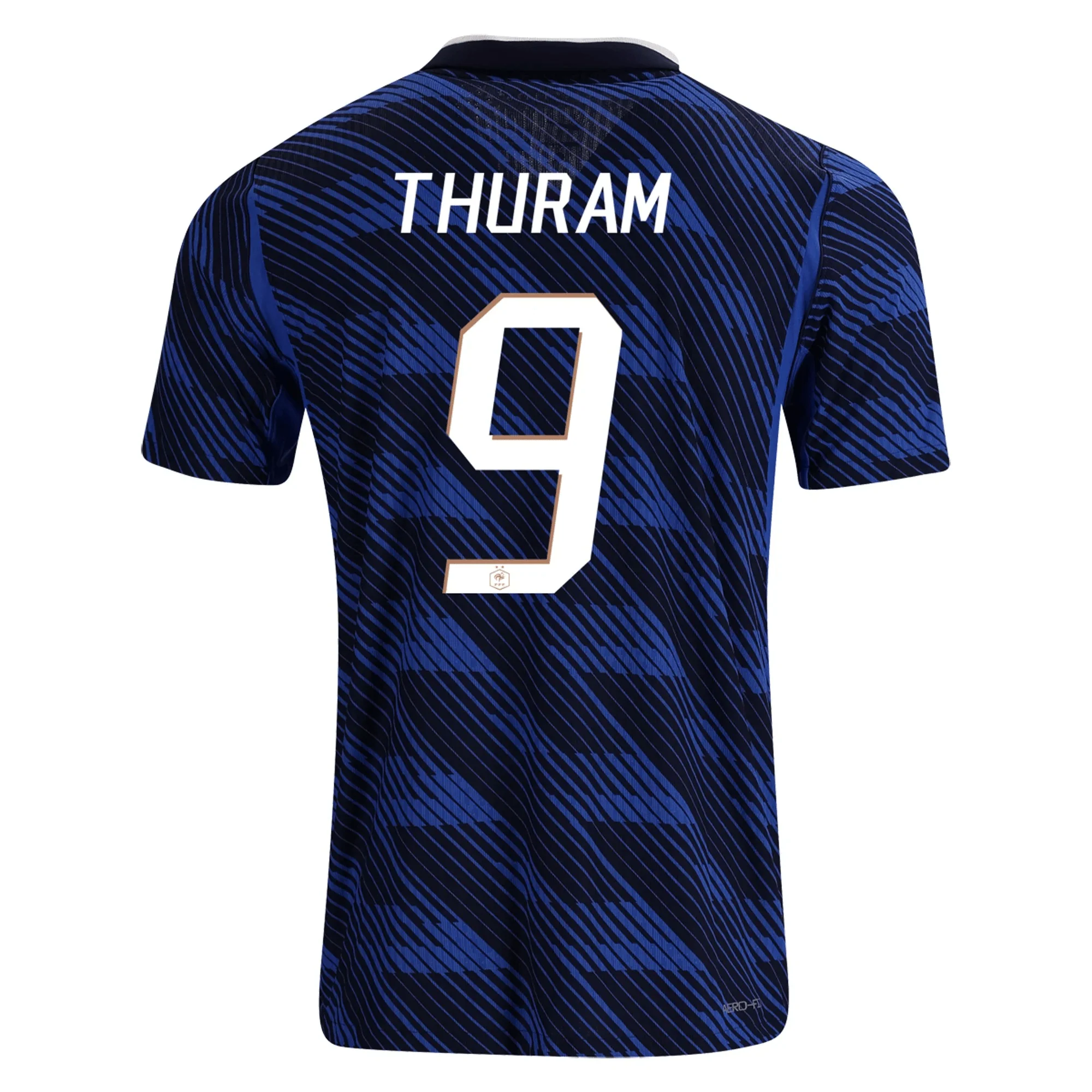 Nike Mens France Marcus Thuram Match Authentic Home Jersey 2026 (Game Royal/Metallic Gold)
