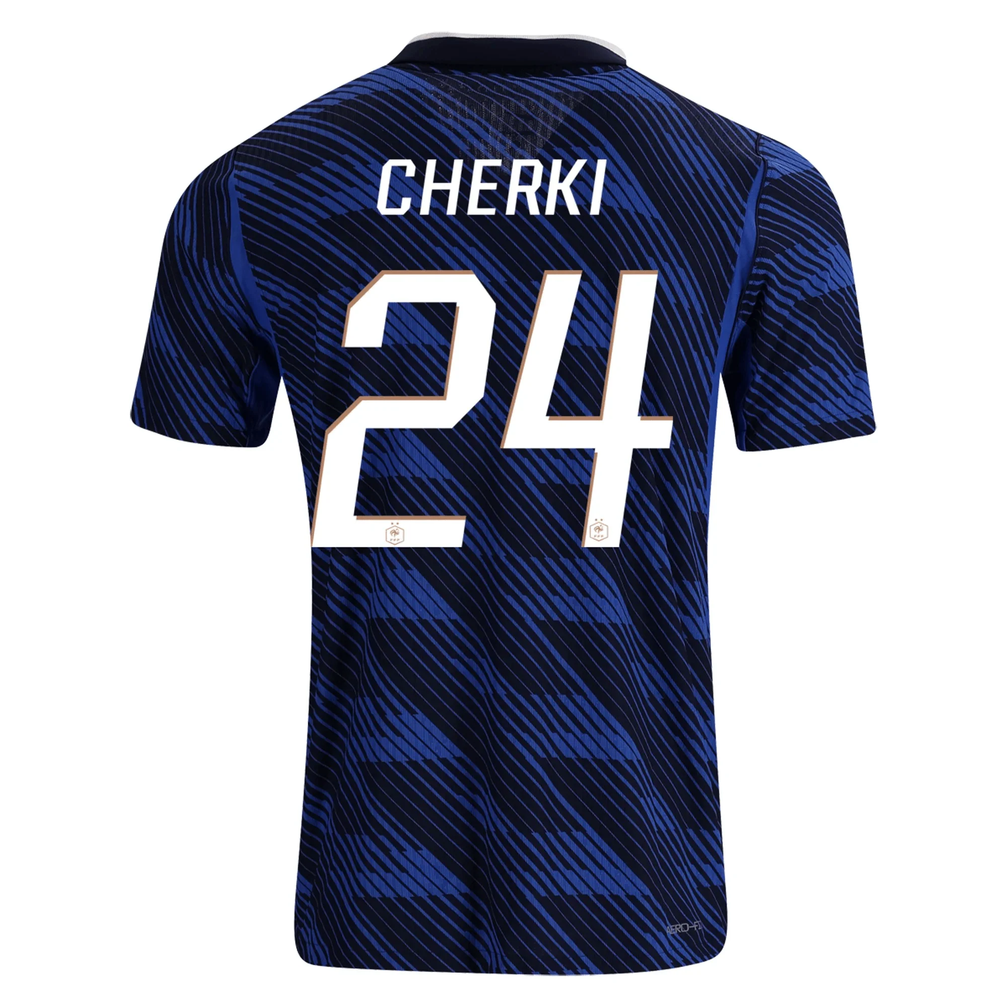 Nike Mens France Rayan Cherki Match Authentic Home Jersey 2026 (Game Royal/Metallic Gold)