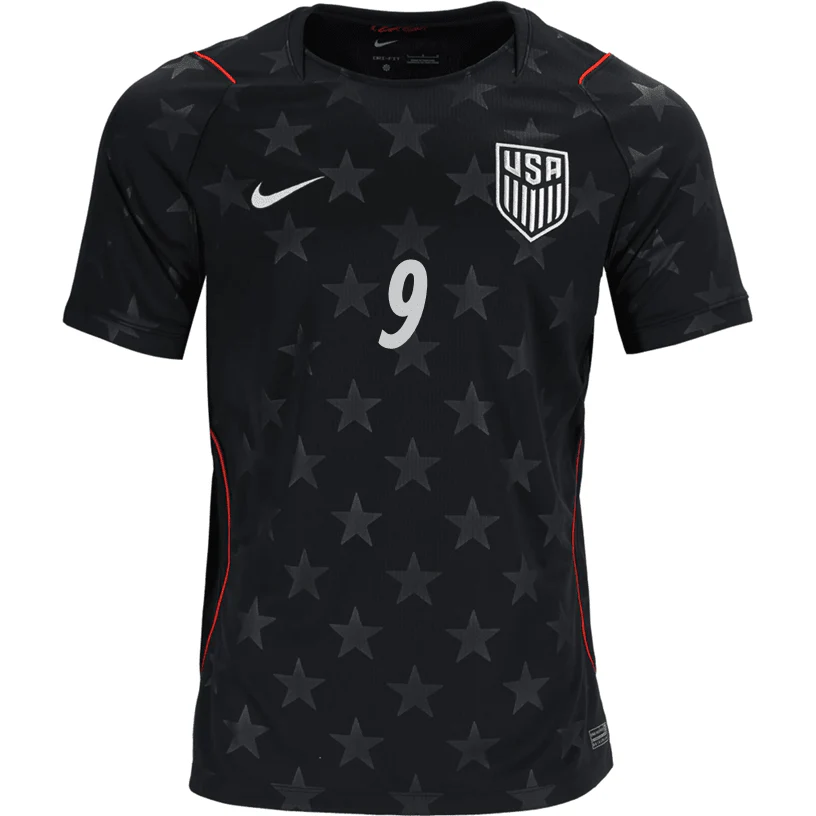 Nike Mens Pepi United States Away Stadium Jersey 2026 (Dark Obsidian/Pure Platinum) - Image 2