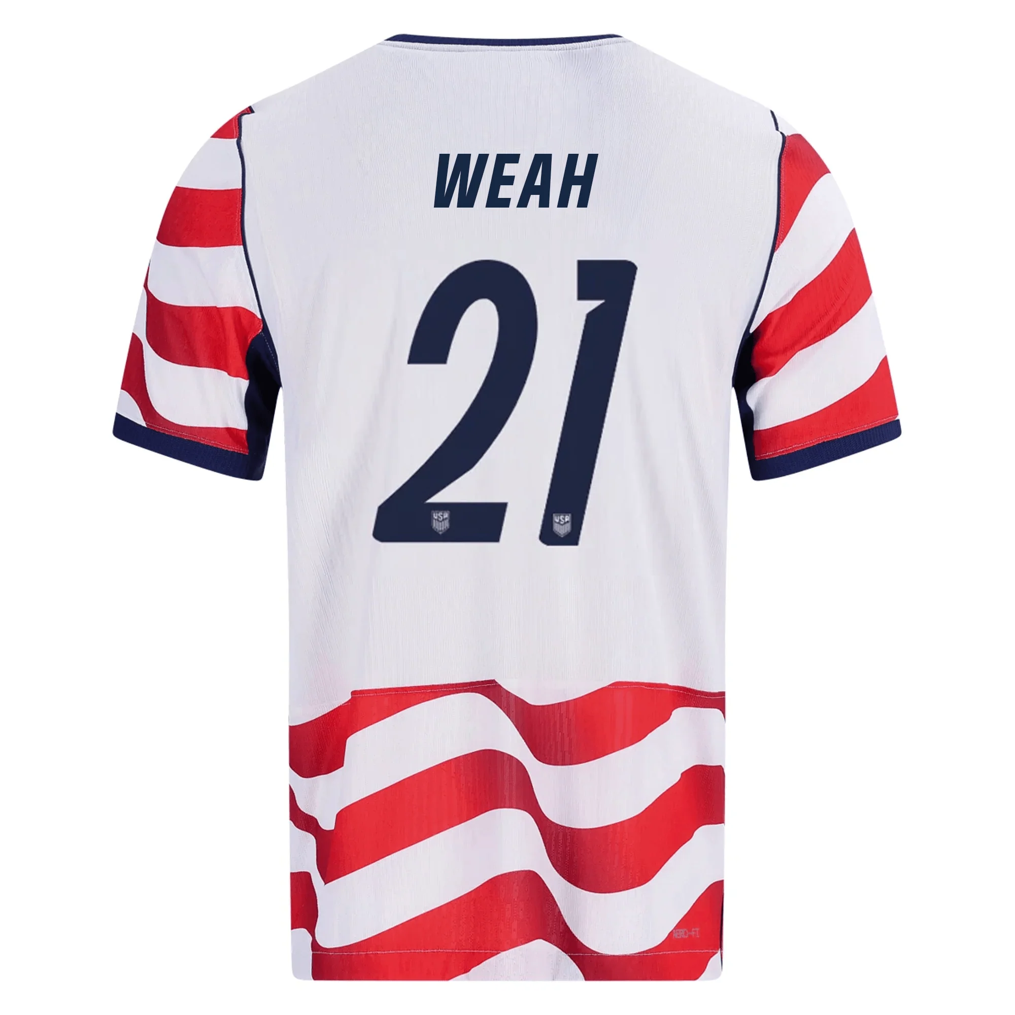 Nike Mens Tim Weah United States Match Authentic Home Jersey 2026 (Sail/Midnight Navy) - Image 2