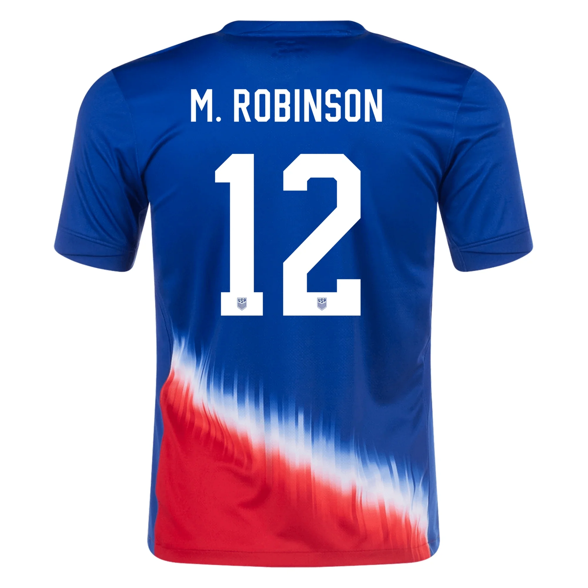 Nike Mens United States Miles Robinson Away Jersey 24/25 (Old Royal/Sport Red)