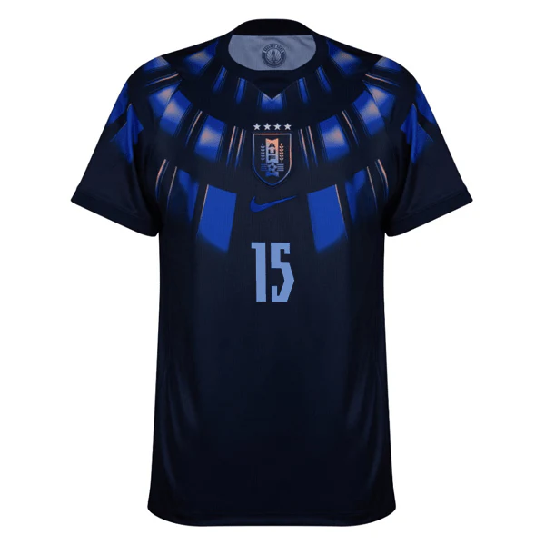 Nike Men's Uruguay Federico Valverde Away Stadium Jersey 2026 (Obsidian/Hyper Royal) (Copy) - Image 2