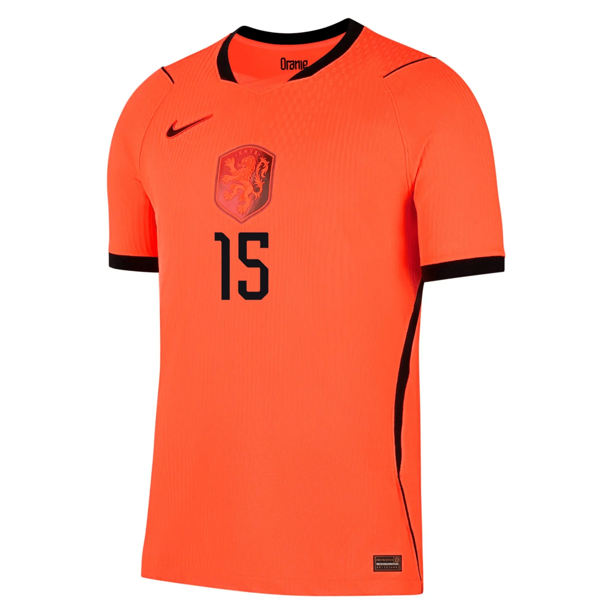 Nike Netherlands Mickey Van De Ven Match Authentic Home Jersey 2026 (Hyper Crimson/Black) - Image 2