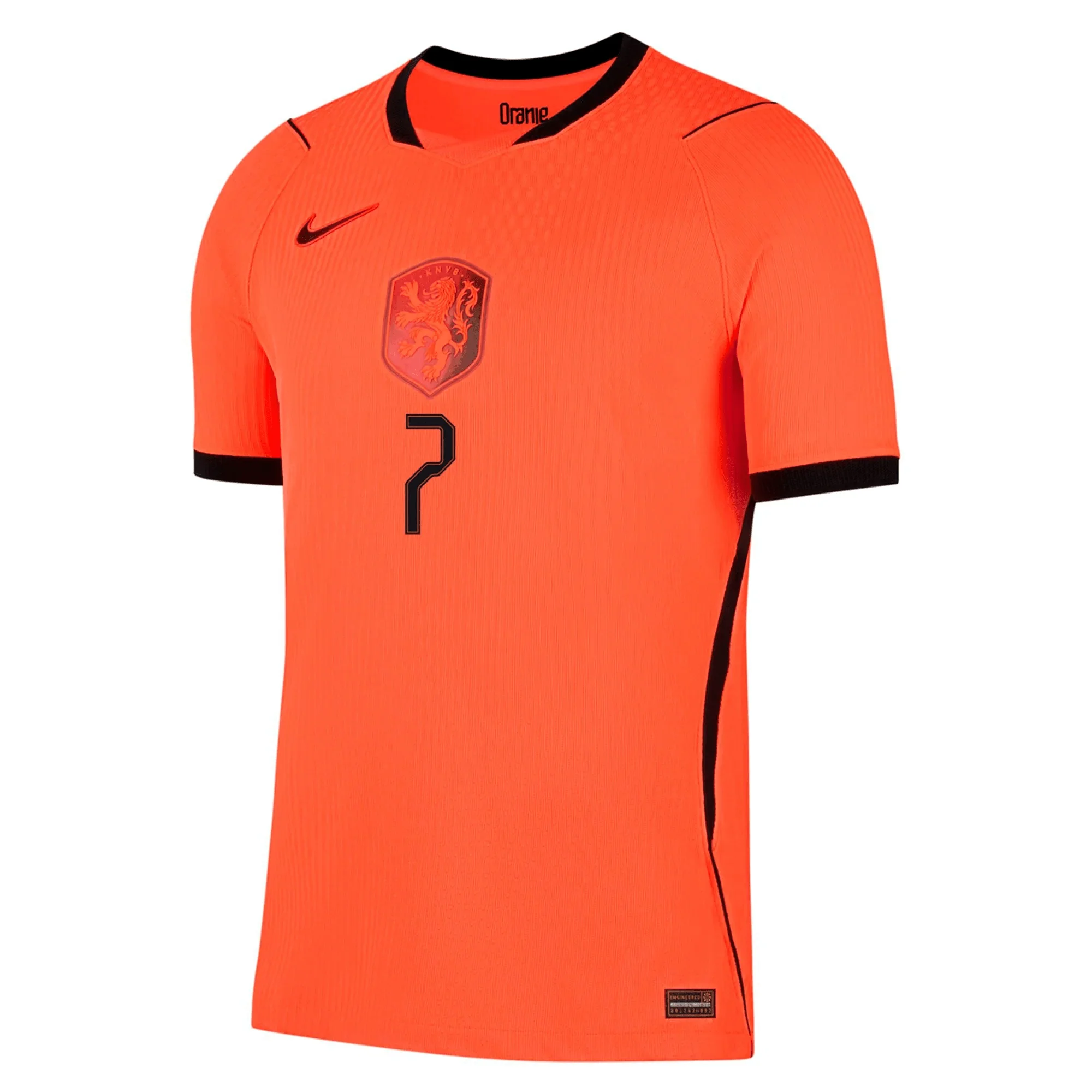 Nike Netherlands Xavi Simmons Match Authentic Home Jersey 2026 (Hyper Crimson/Black) - Image 2