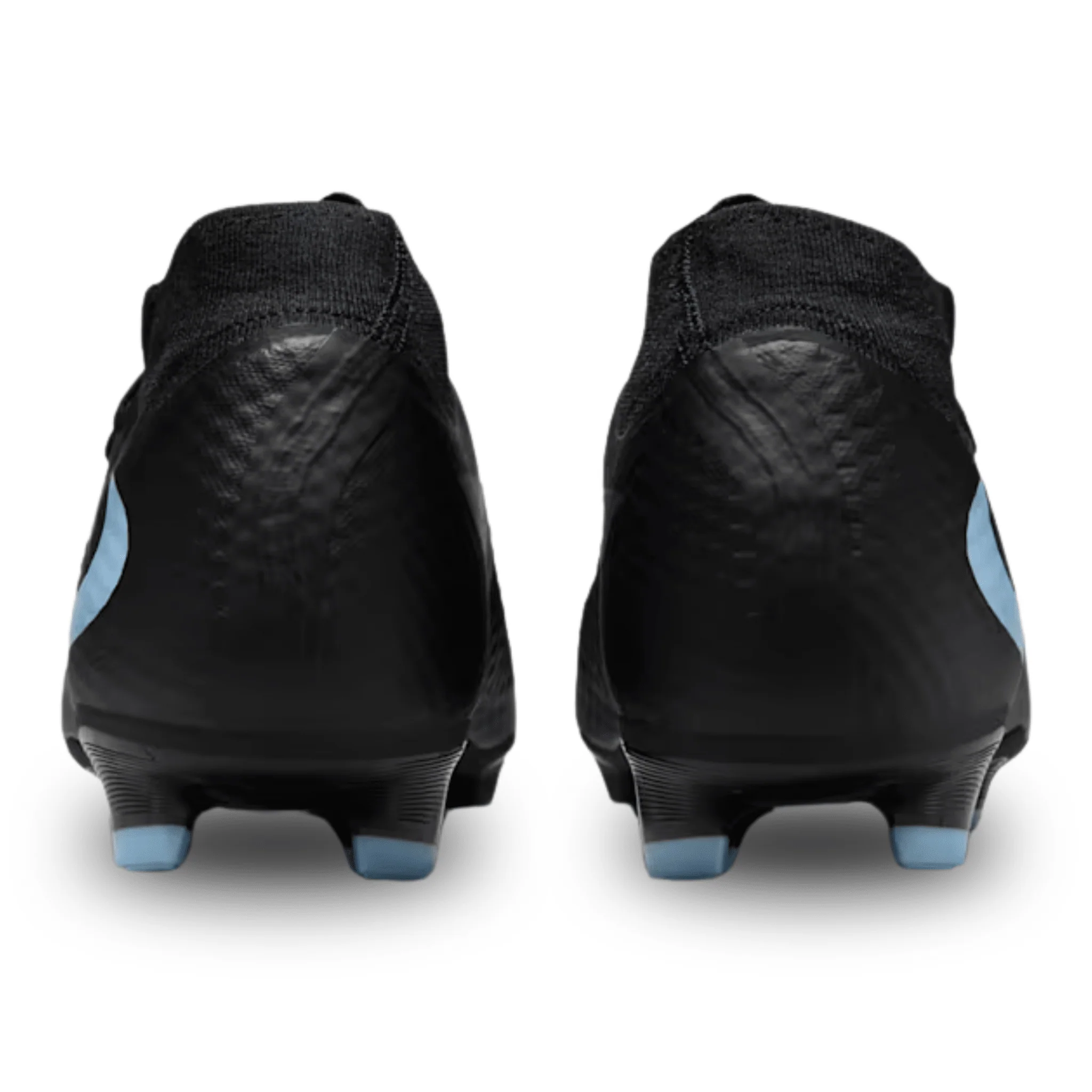 Nike Phantom GX 2 Academy High-Cut Firm Ground/Multiground Soccer Cleats (Black/Black) - Image 4
