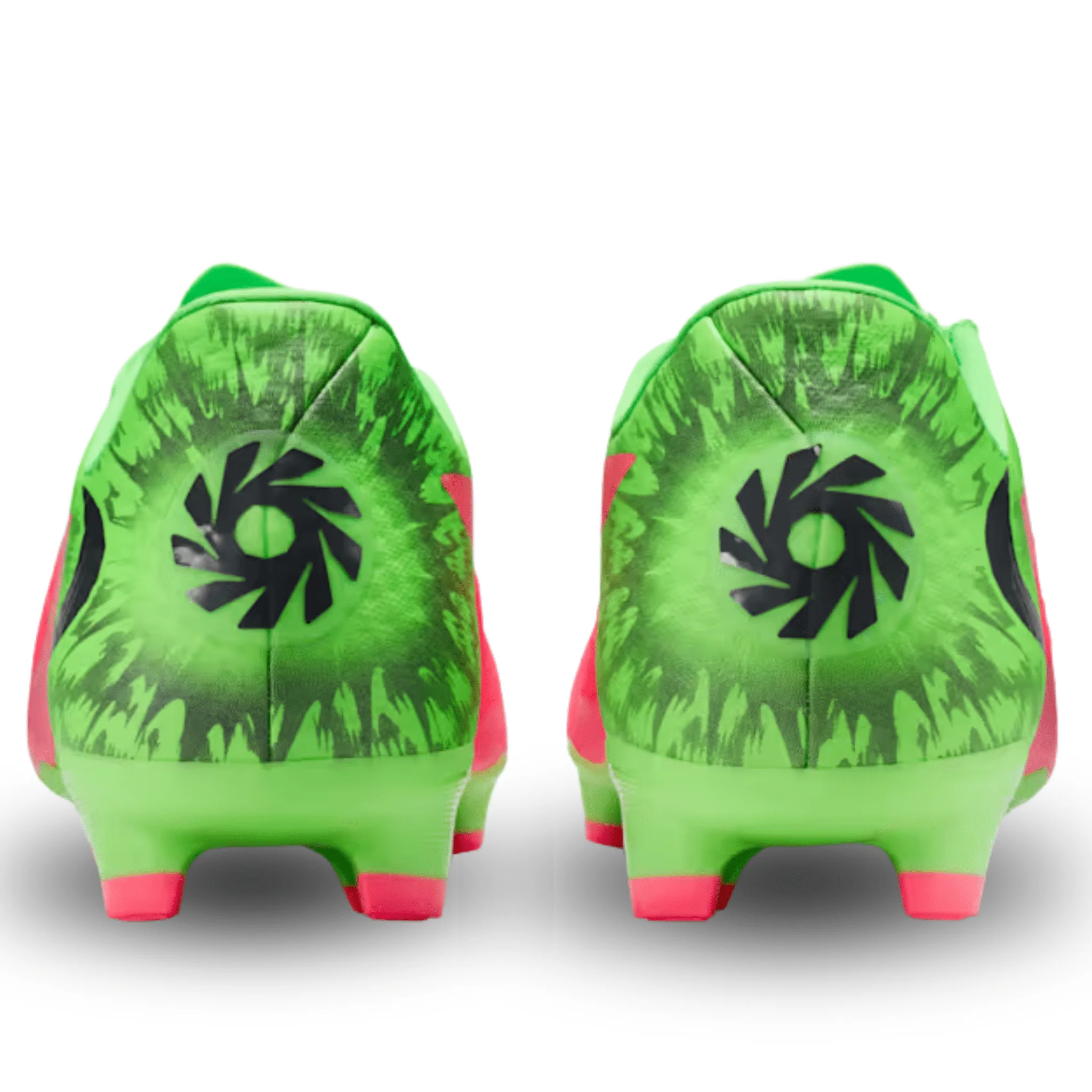 Nike Phantom 6 Low Academy EH FG/MG Soccer Cleats (Hot Punch/Black/Green Strike) - Image 4
