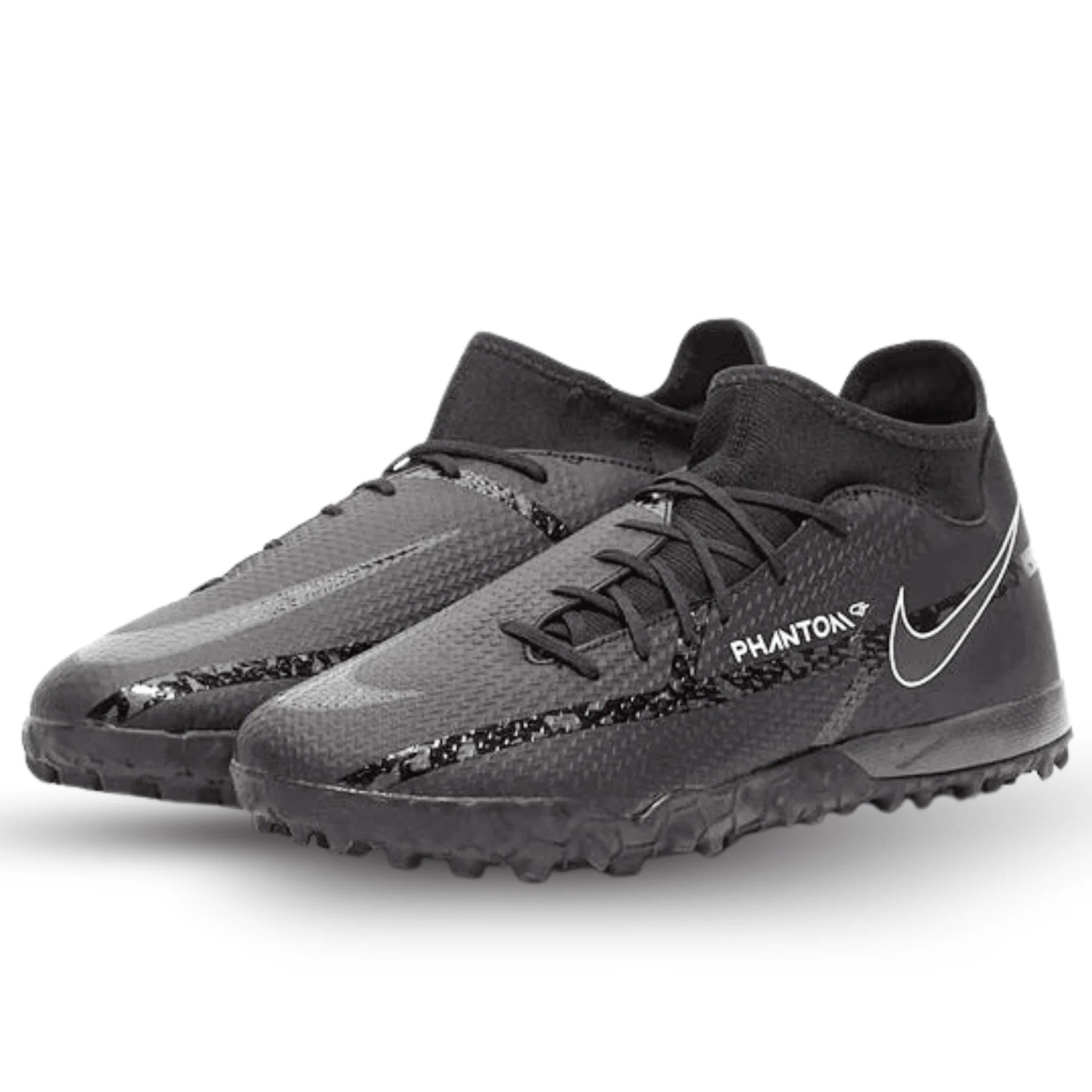 Nike Phantom GT2 Academy DF Turf Soccer Shoes (Black/Dark Smoke Grey) - Image 3