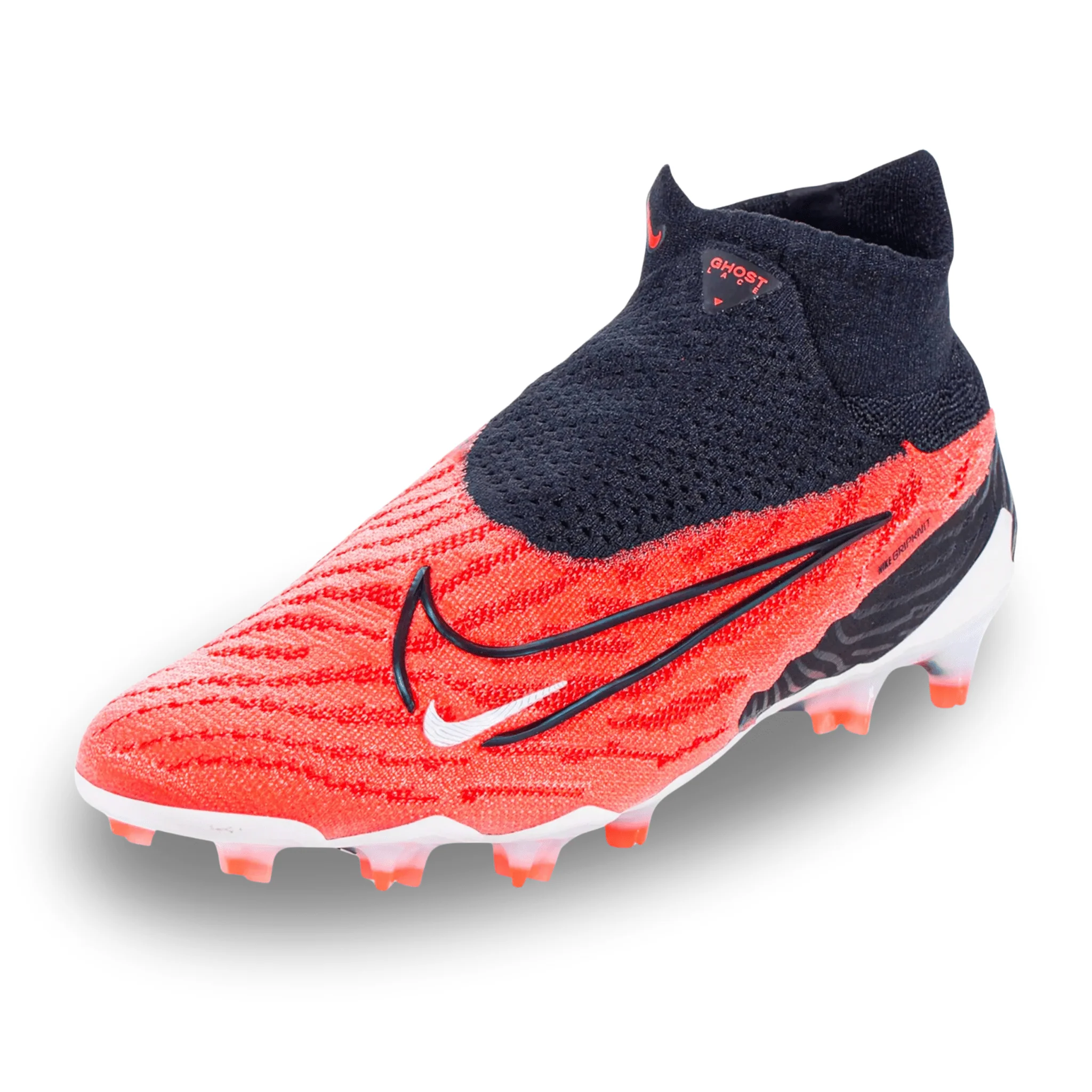 Nike Phantom GX Elite DF Firm Ground Soccer Cleats (Bright Crimson/Black) - Image 5