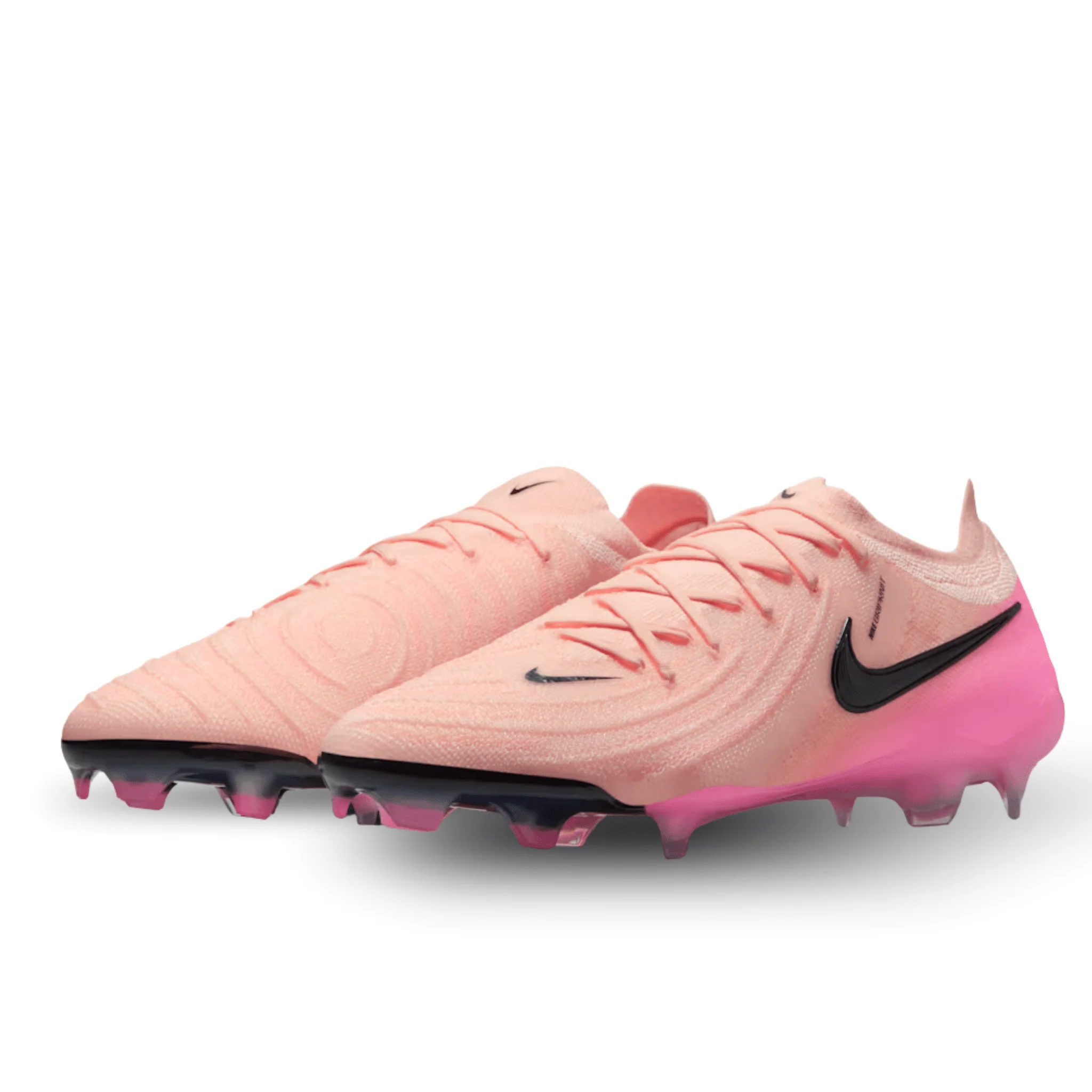Nike Phantom GX II Elite FG Soccer Cleats (Crimson Tint/Pink Blast) - Image 3