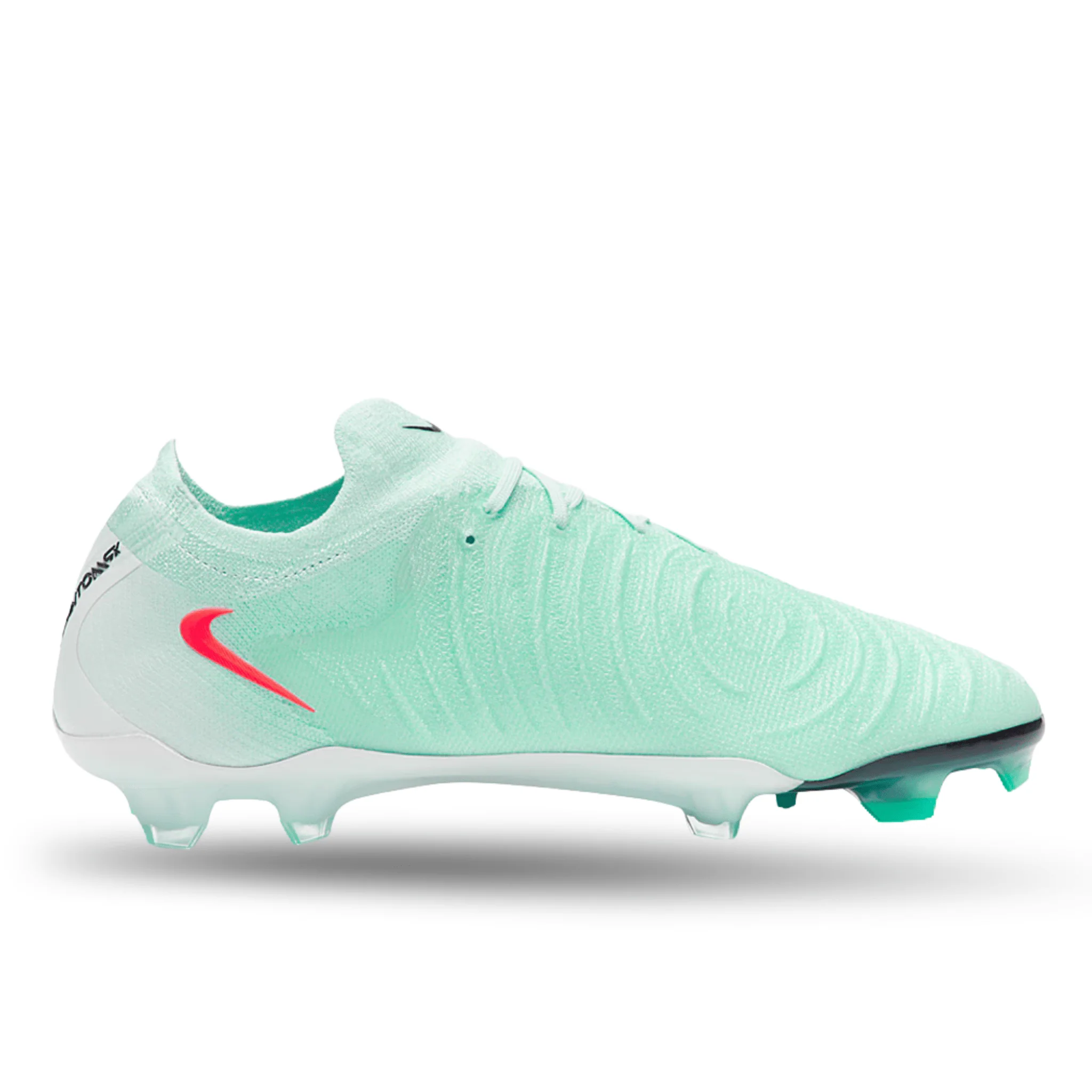 Nike Phantom GX II Elite FG Soccer Cleats (Mint/Atomic Red-Off Noir) - Image 2