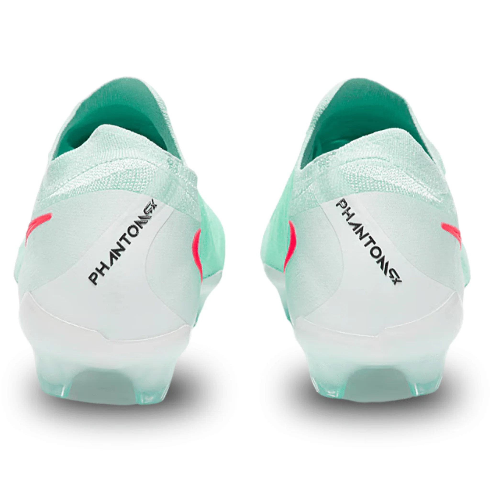 Nike Phantom GX II Elite FG Soccer Cleats (Mint/Atomic Red-Off Noir) - Image 4