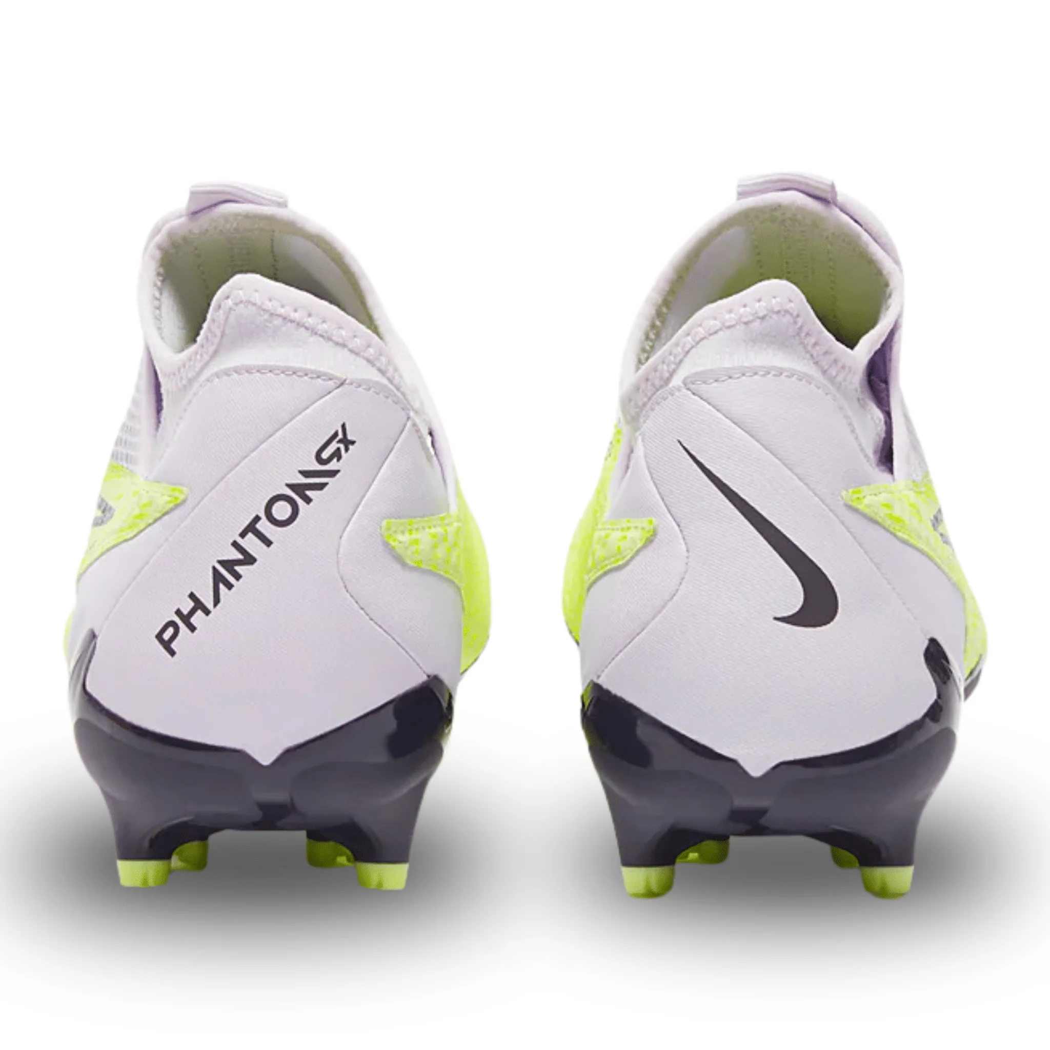 Nike Phantom GX Pro DF Firm Ground Soccer Cleats (Barely Volt/Gridiron) - Image 4