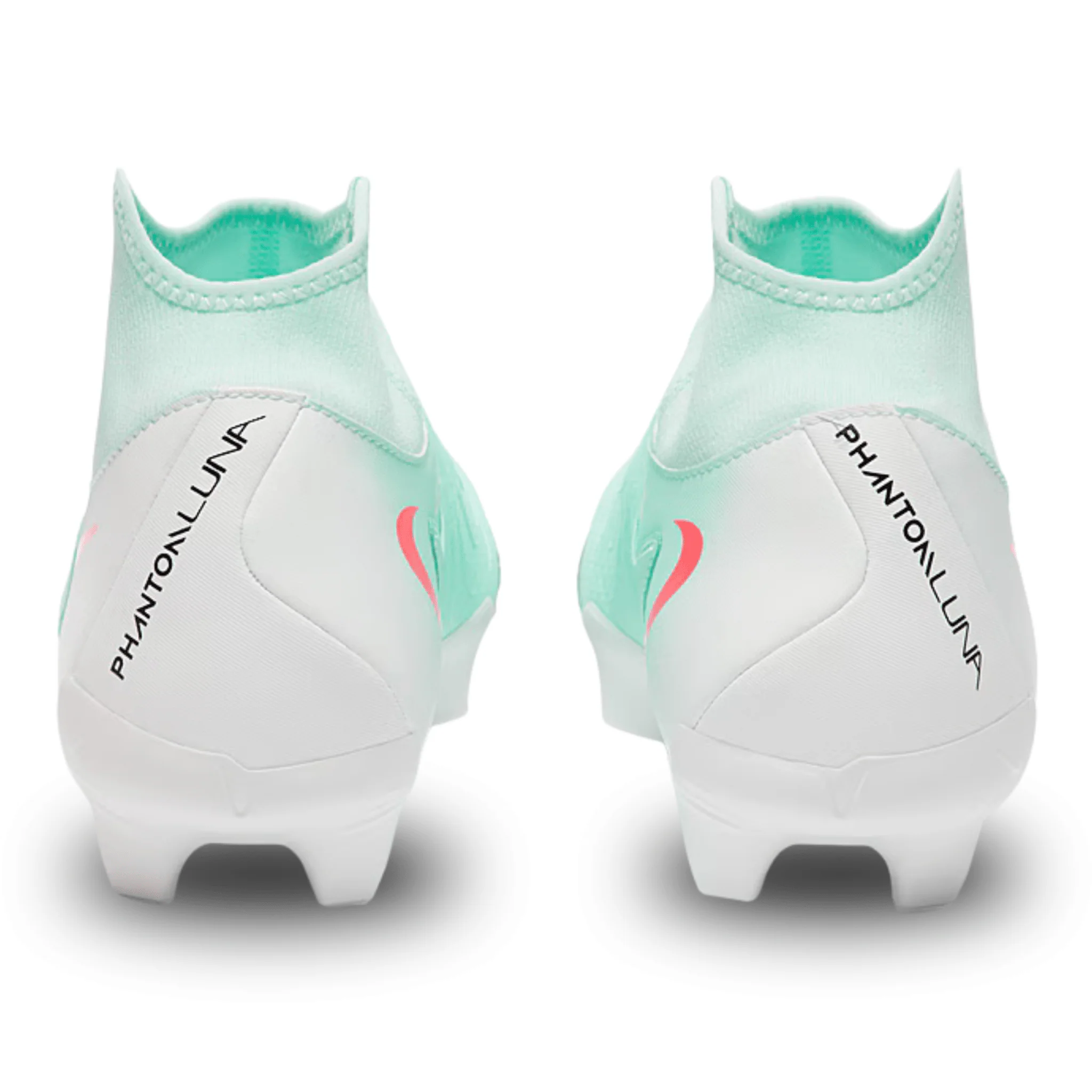 Nike Phantom Luna II Academy FG/MG Soccer Cleats (Mint/Atomic Red) - Image 4