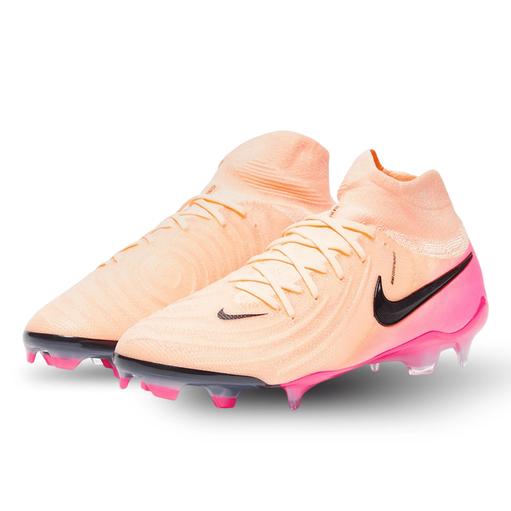 Nike Phantom Luna II Elite FG Soccer Cleats (Crimson Tint/Black-Pink Blast) - Image 3