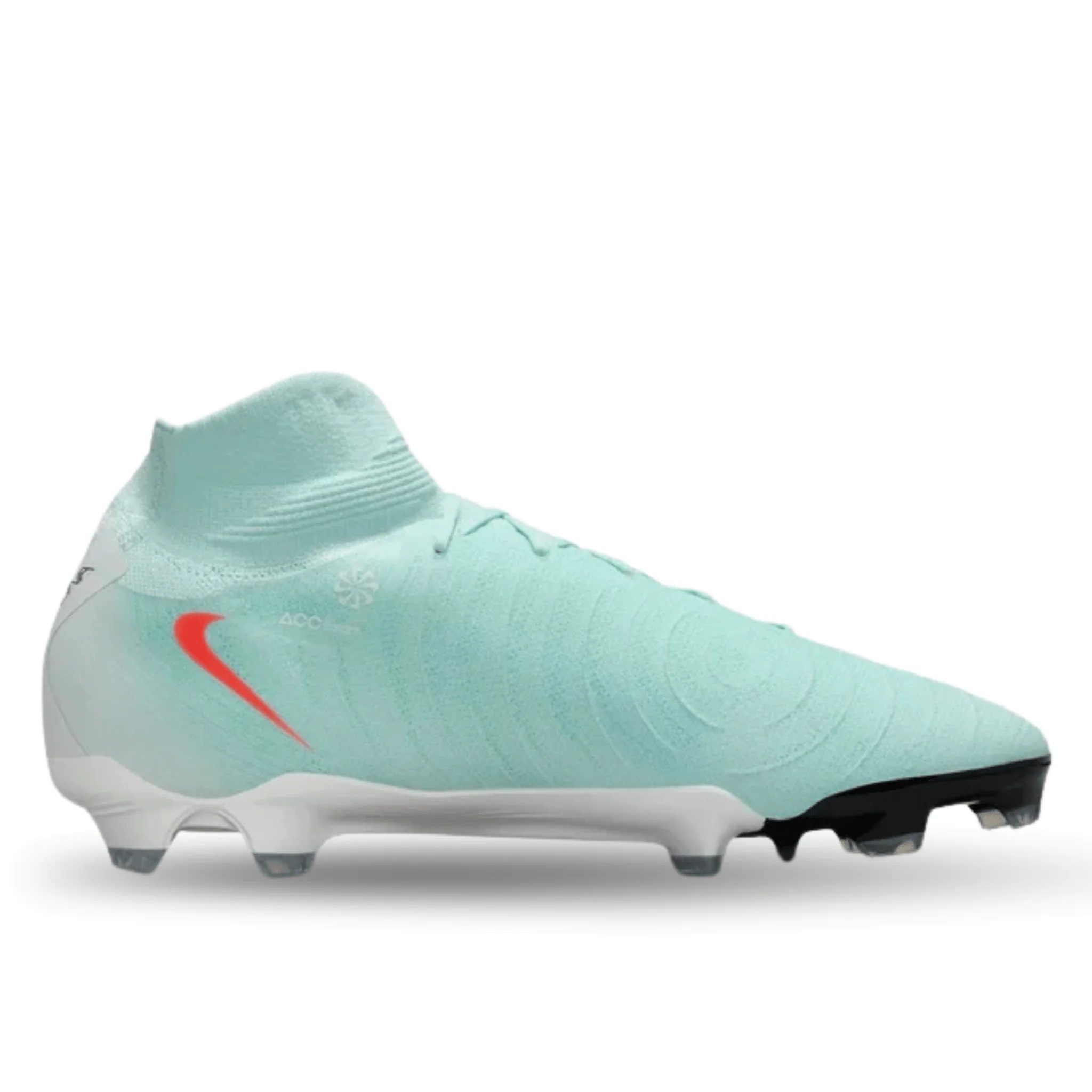 Nike Phantom Luna II Pro FG Soccer Cleats (Mint/Atomic Red) - Image 5