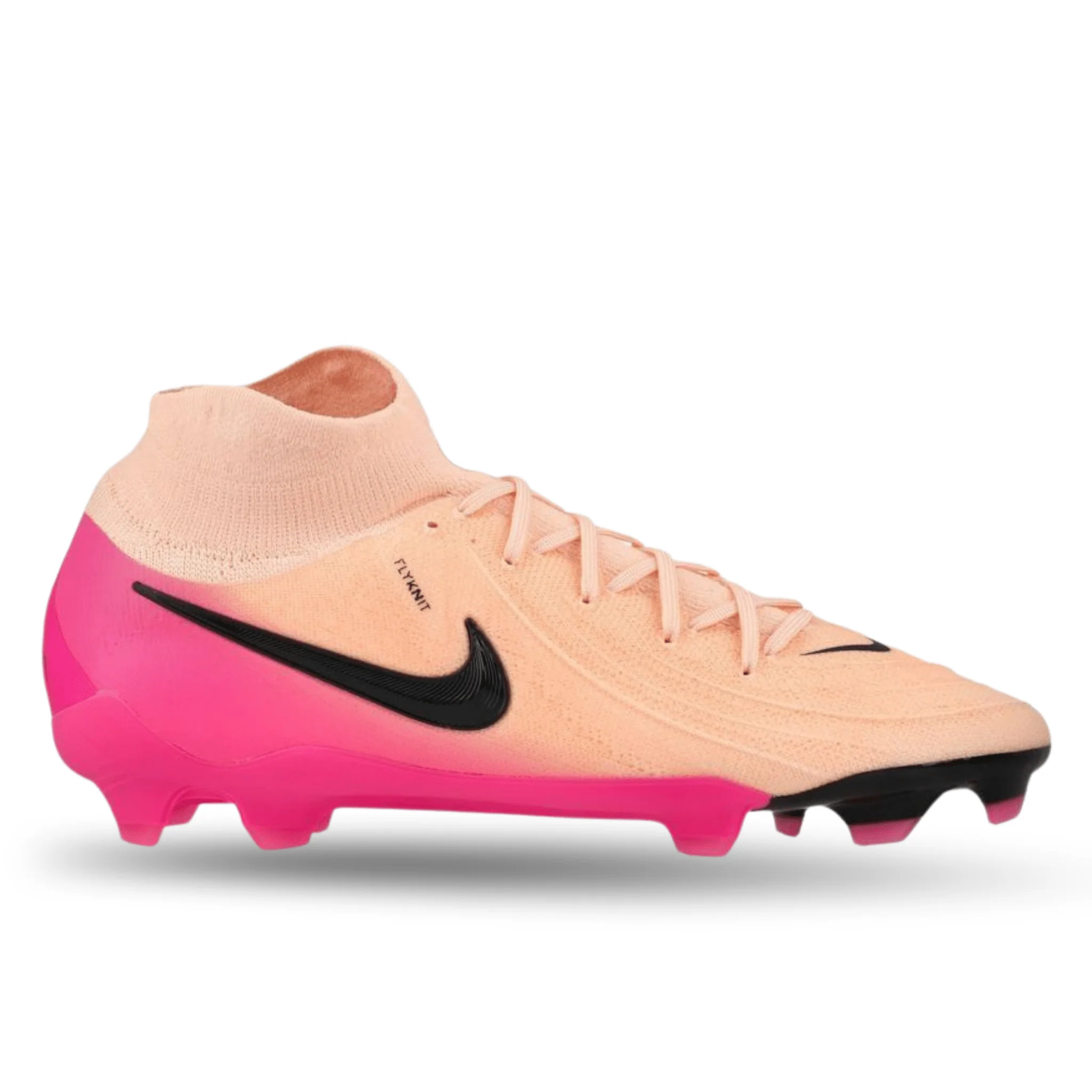 Nike Phantom Luna II Pro FG Soccer Cleats (Crimson Tint/Black-Pink Blast) - Image 2