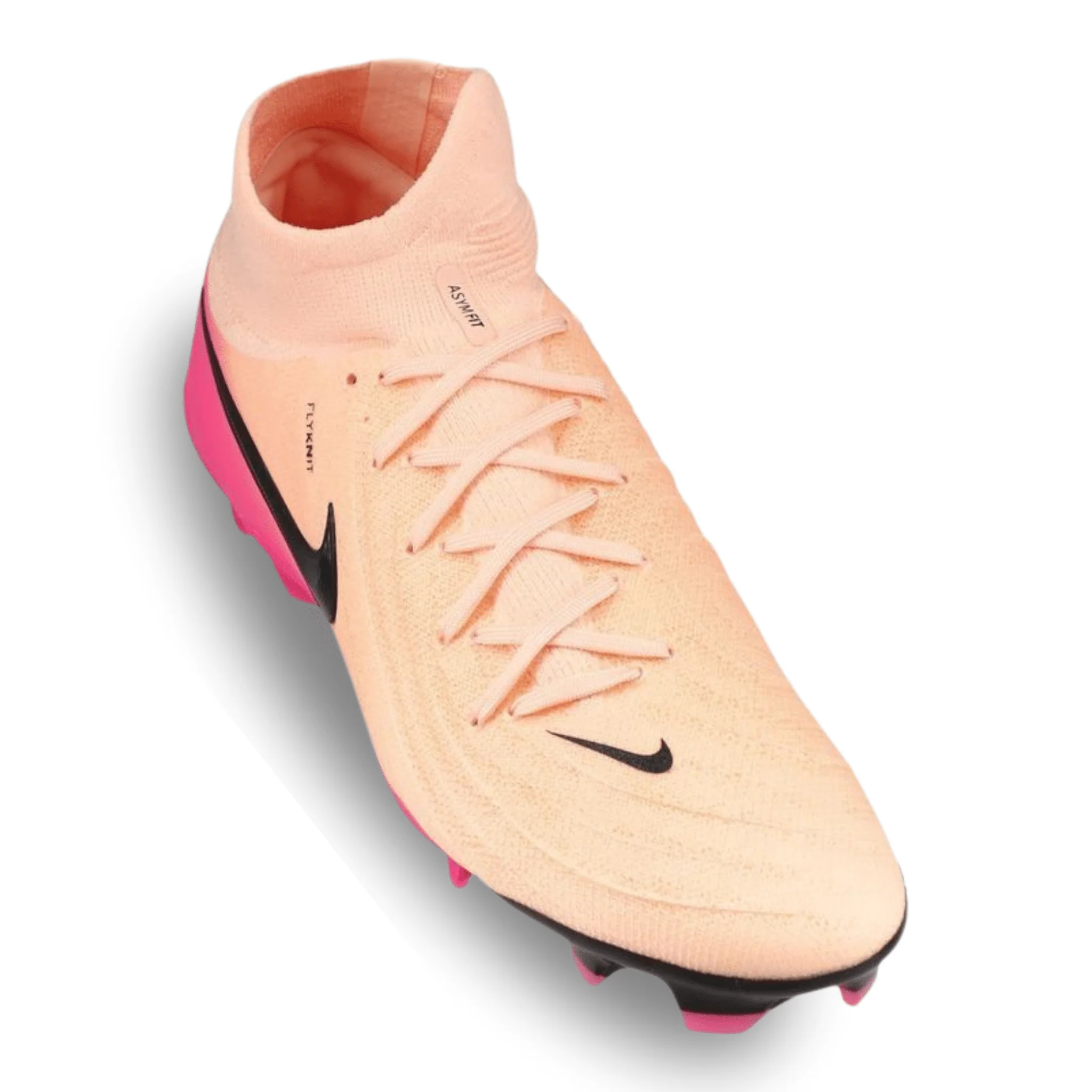 Nike Phantom Luna II Pro FG Soccer Cleats (Crimson Tint/Black-Pink Blast) - Image 3
